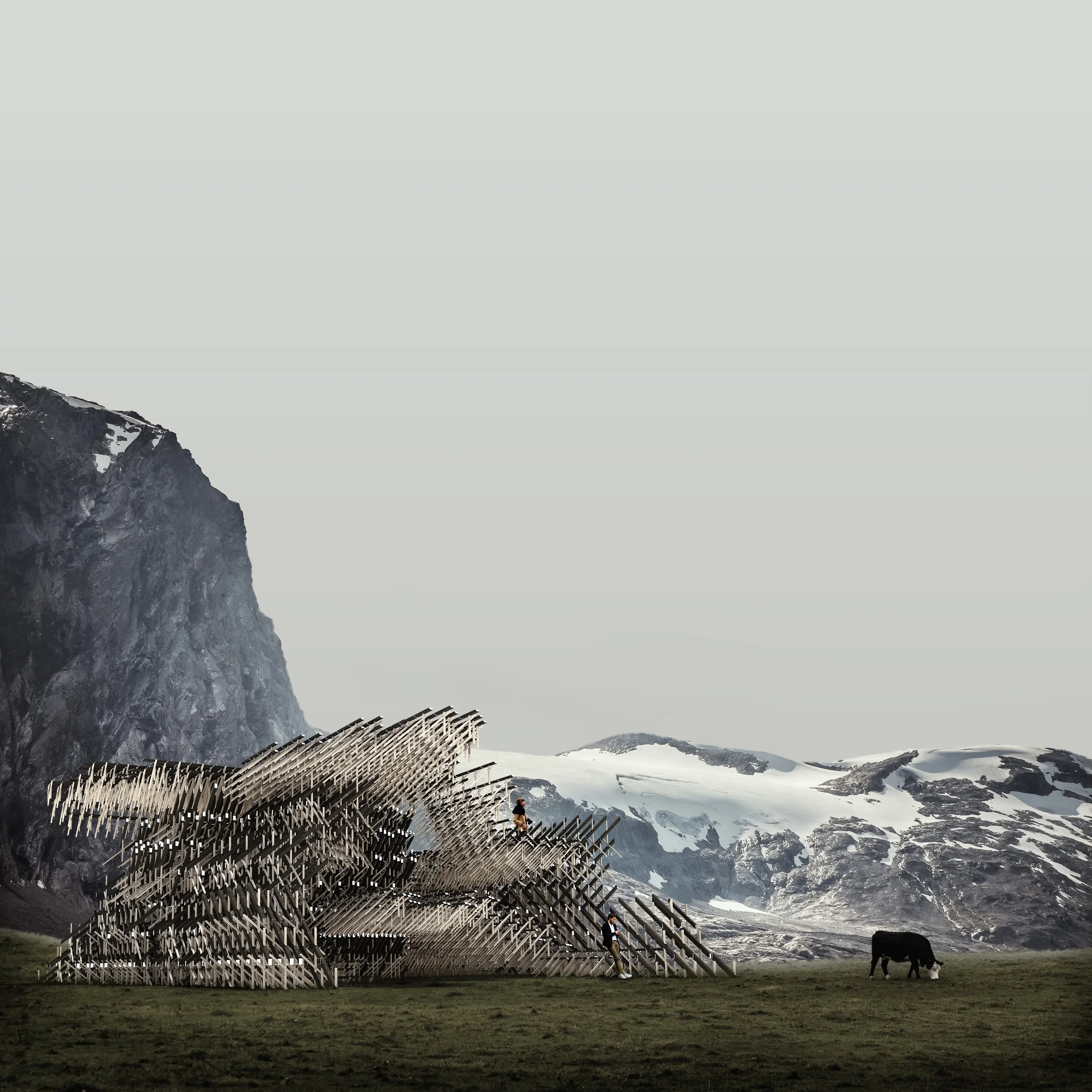 Pavilion in Mountain