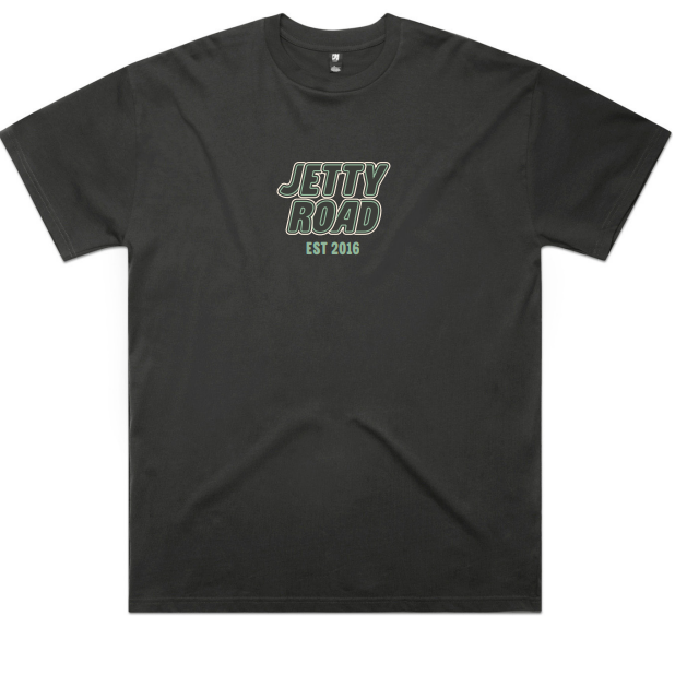 Jetty Road Est 2016 Logo Tee in Coal