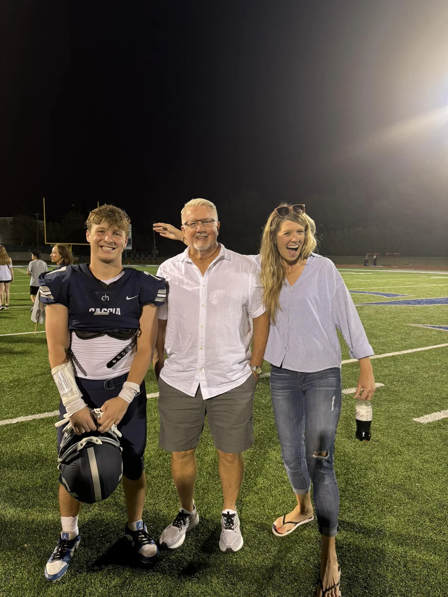 Love these people! Owen, my dad and my baby sister.