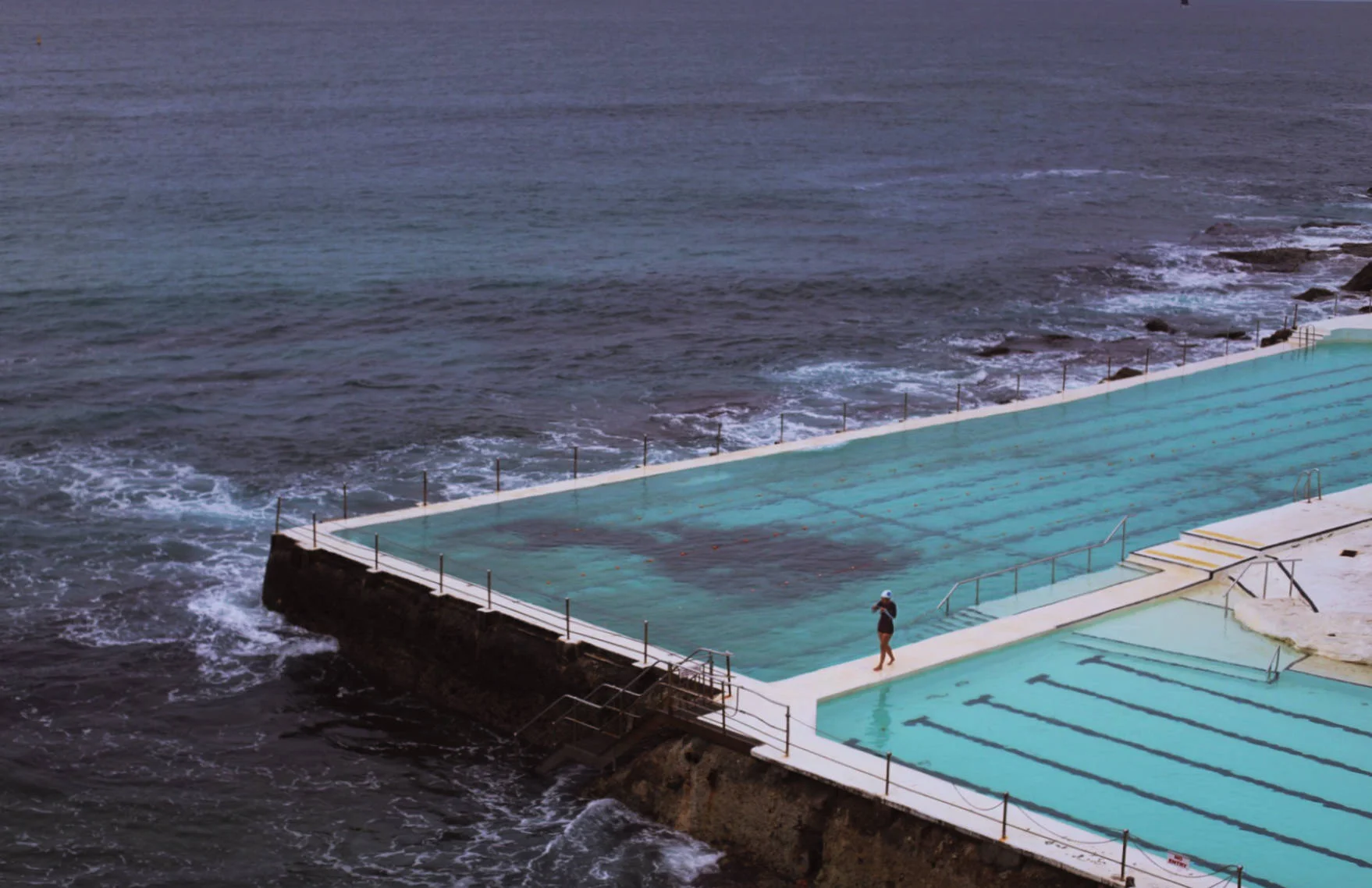 Iceberg Club Pool in Bondi, Sydney, July 2018.