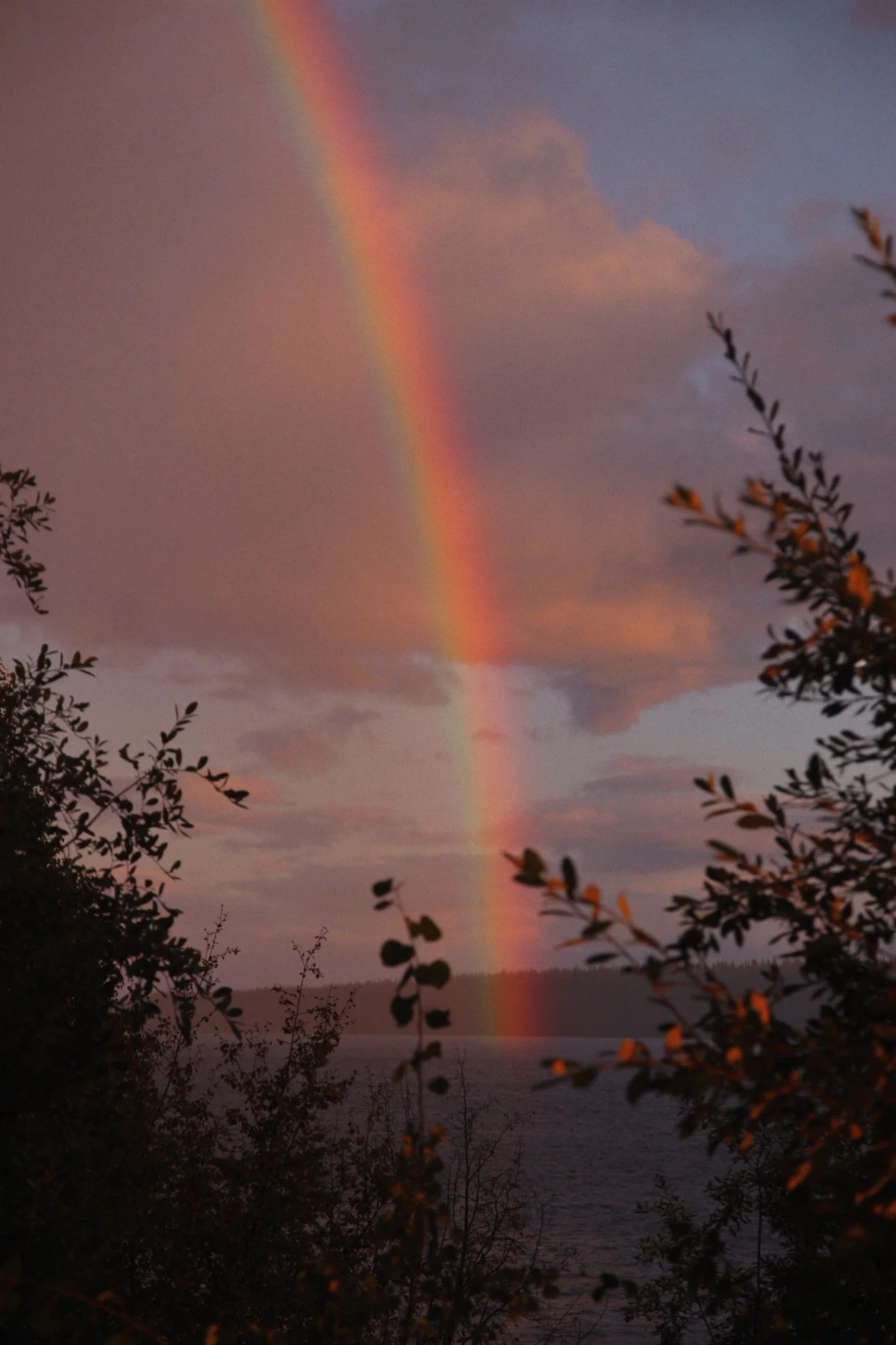 Yukon, August 2017. Rainbows and Auroras...