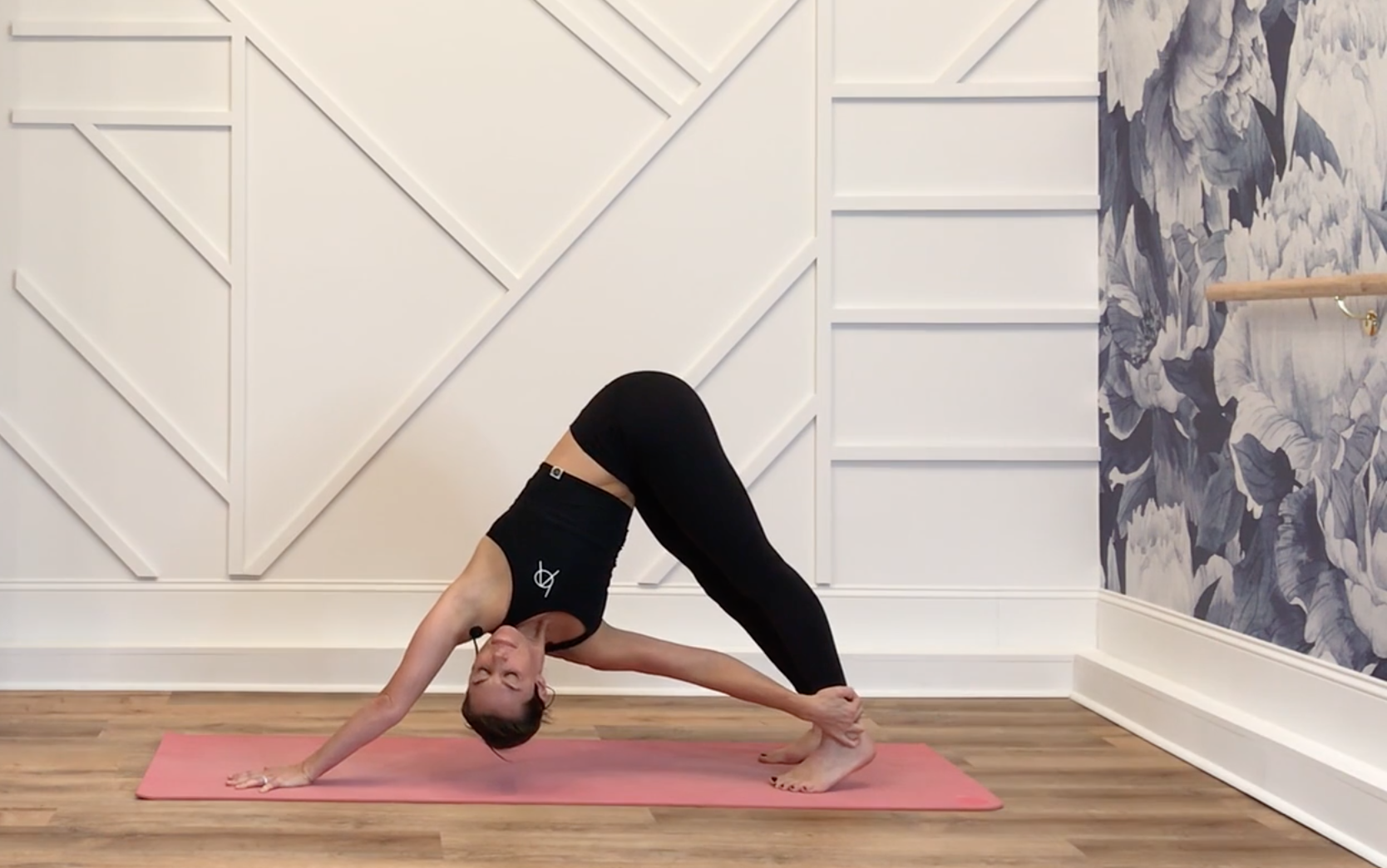 Down Dog with a Shoulder Twist