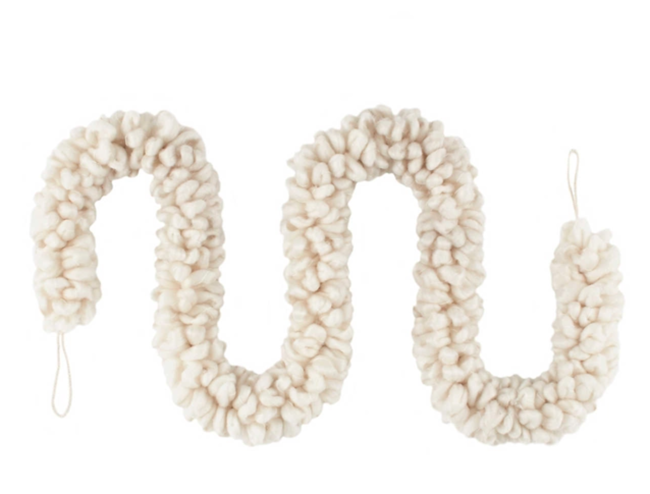 White Yarn Garland