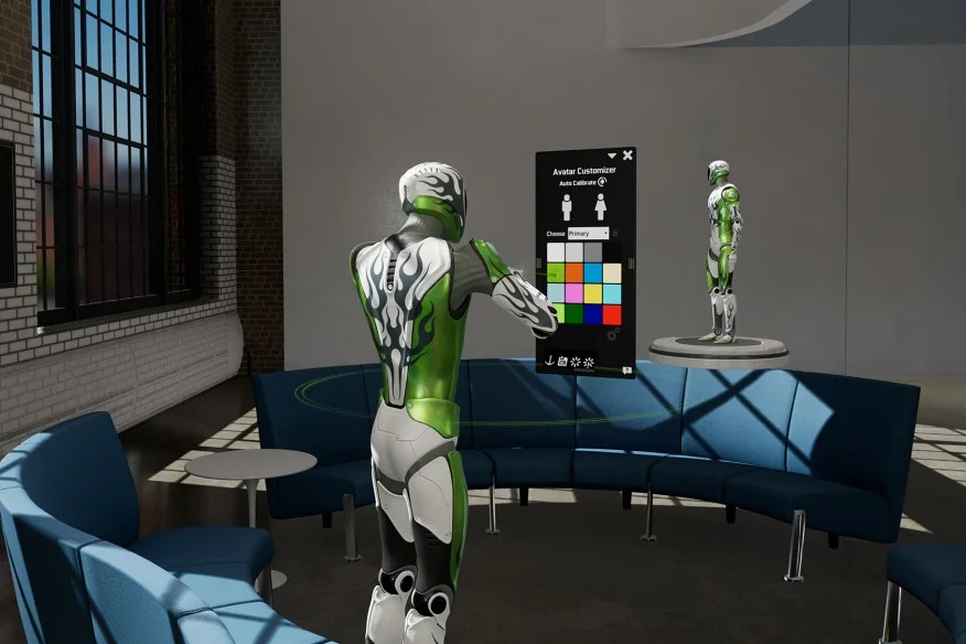 Courtesy Nvidia Avatar customization panel