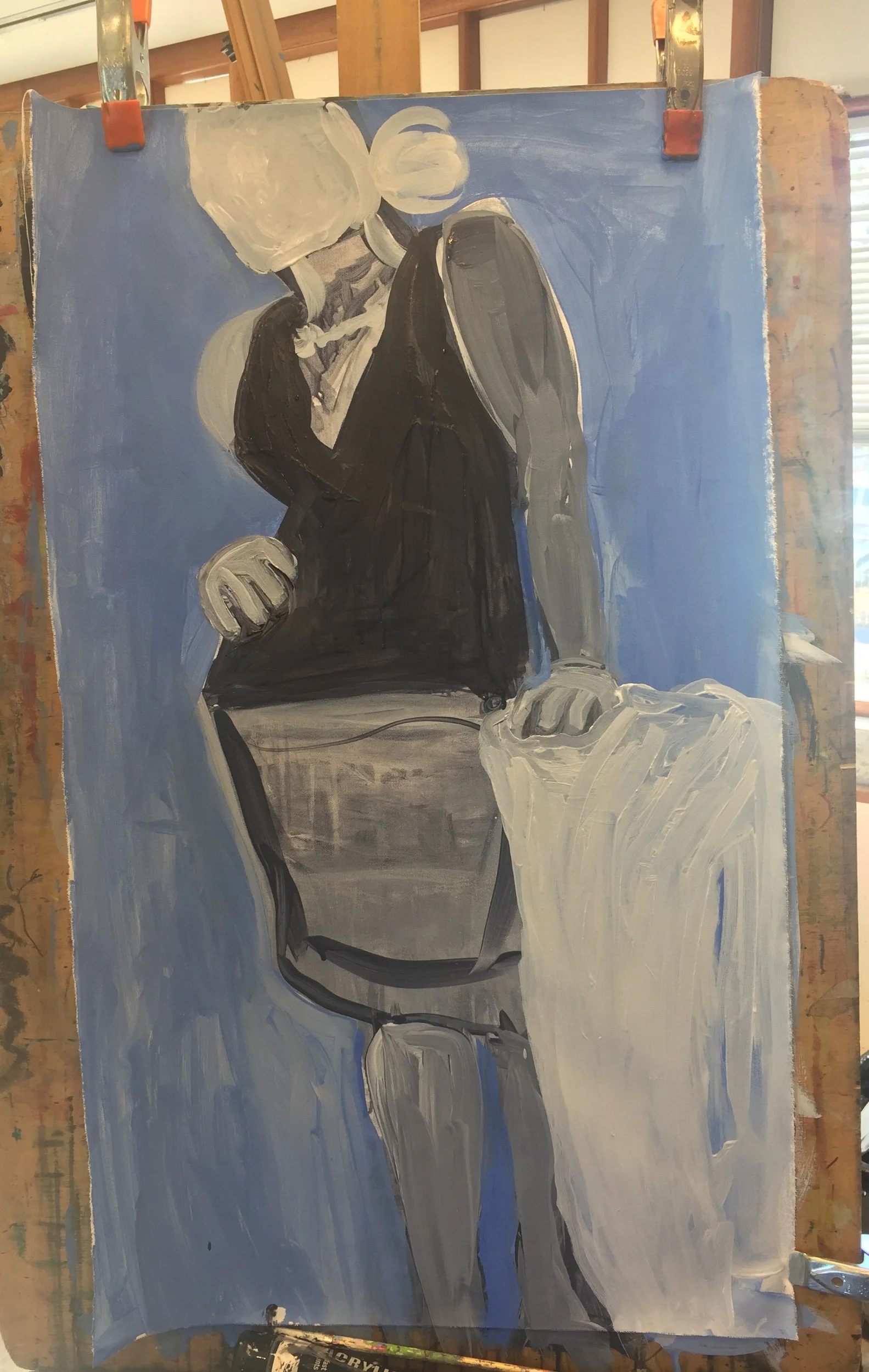  Mixed Media on cloth. 