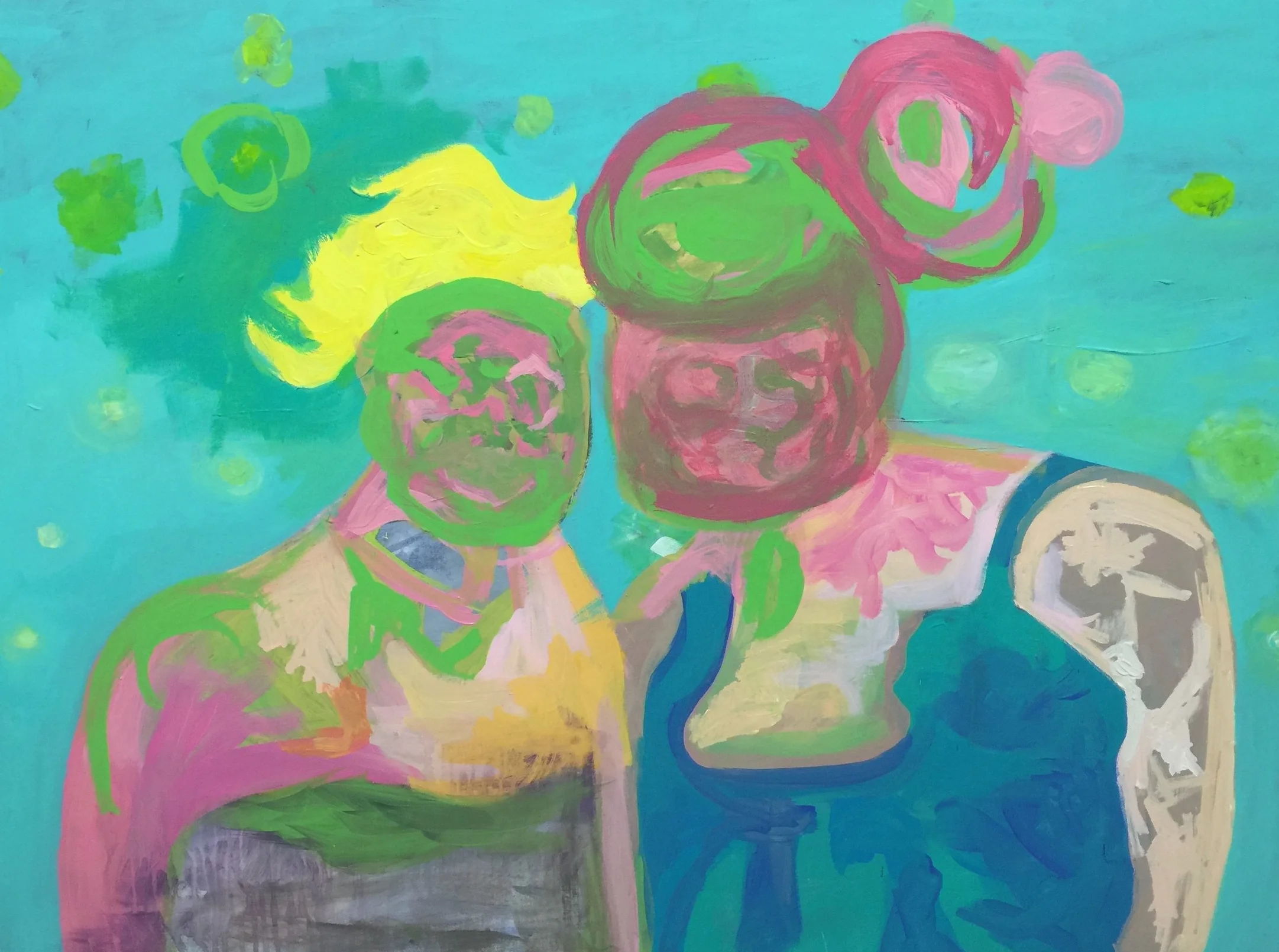 Mixed Media on canvas.