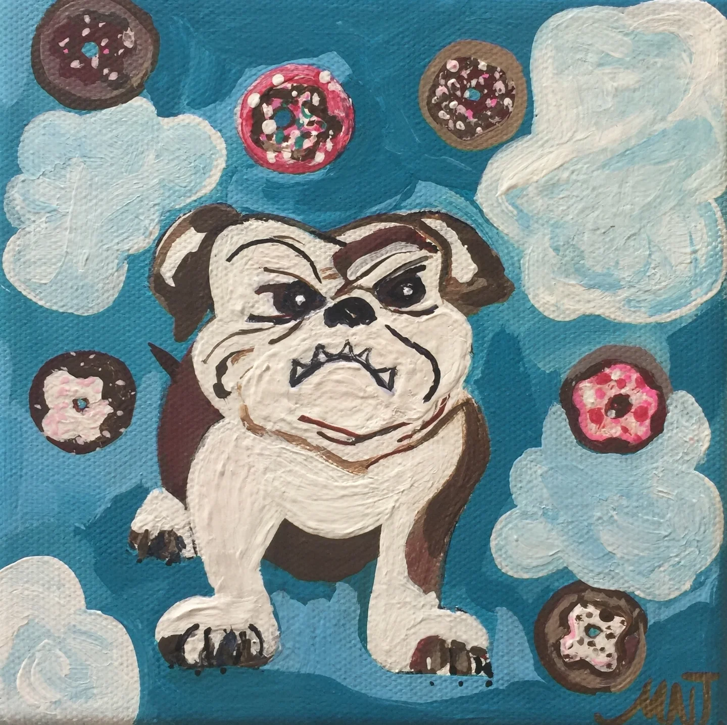 "Sweet Dreams" Acrylic on canvas