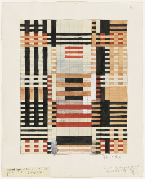   Anni Albers , Preliminary Design for Wall Hanging, 1926 