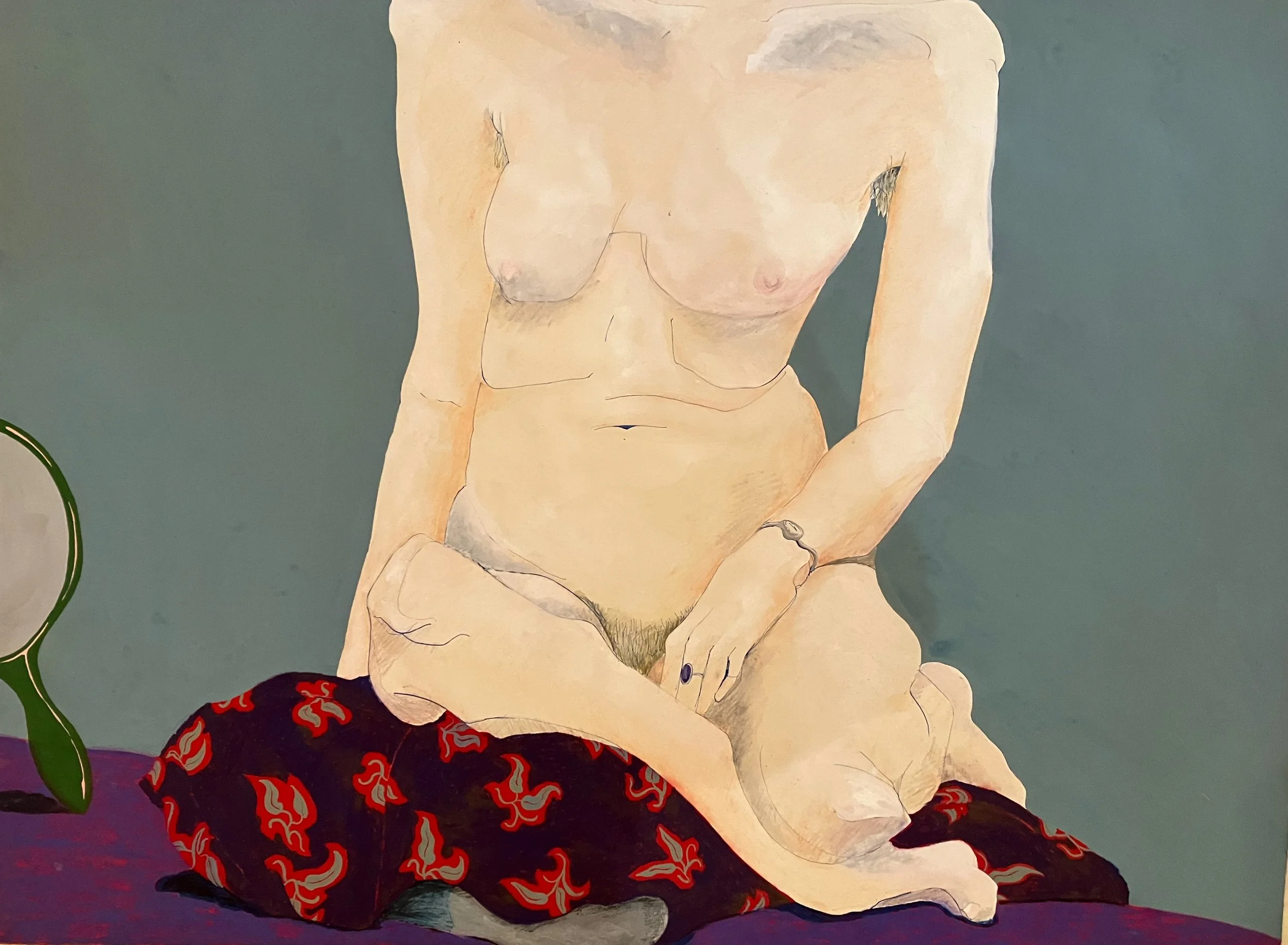 2. gouache, pencil on paper, 10x30, 1980