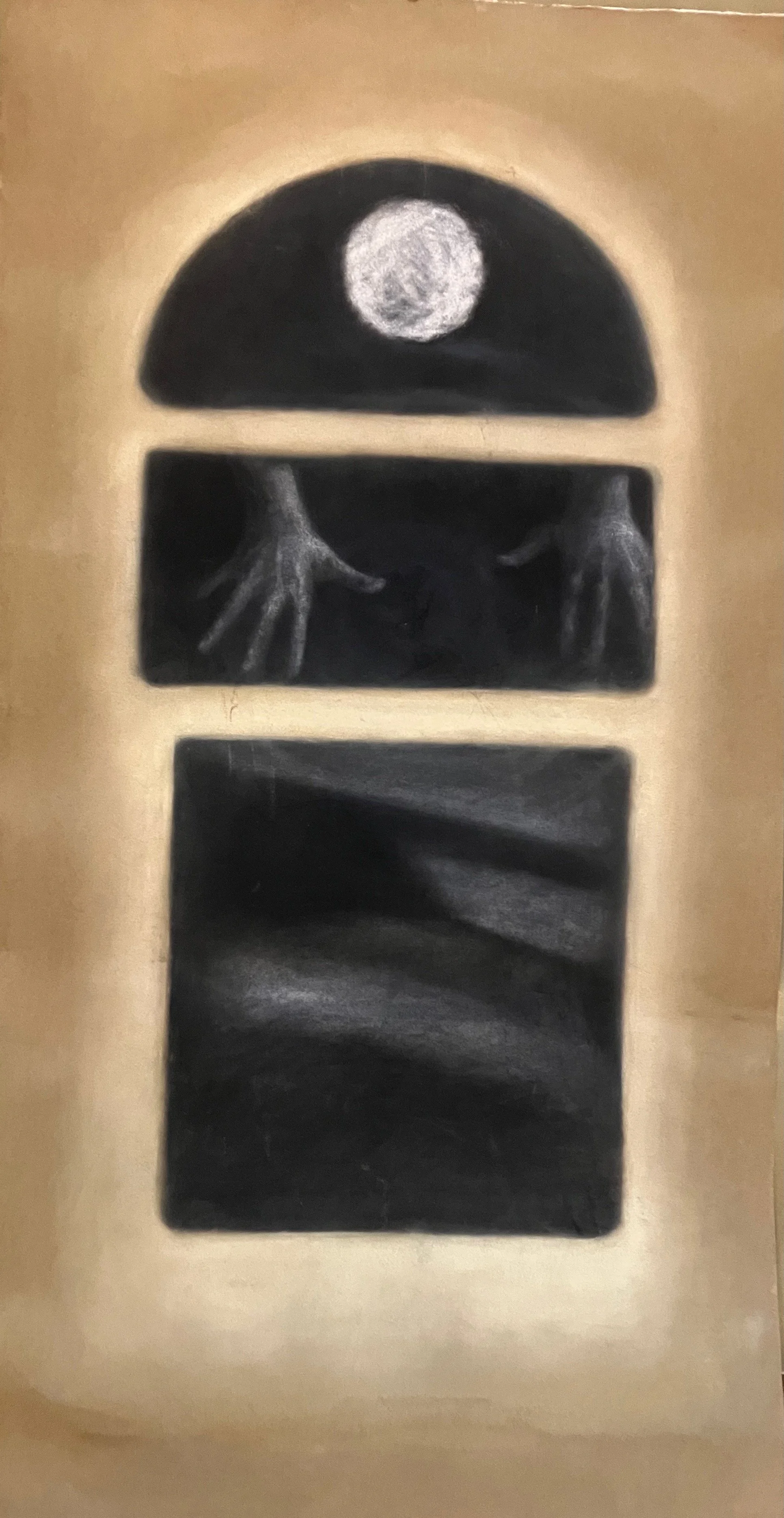 2. pastel on paper, 41.5x22, 1994