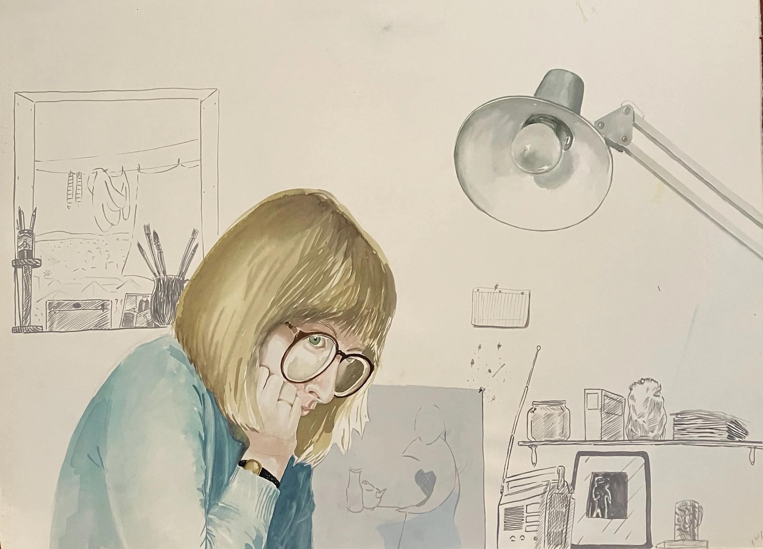 7. watercolor, 22 x 30, c. 1985