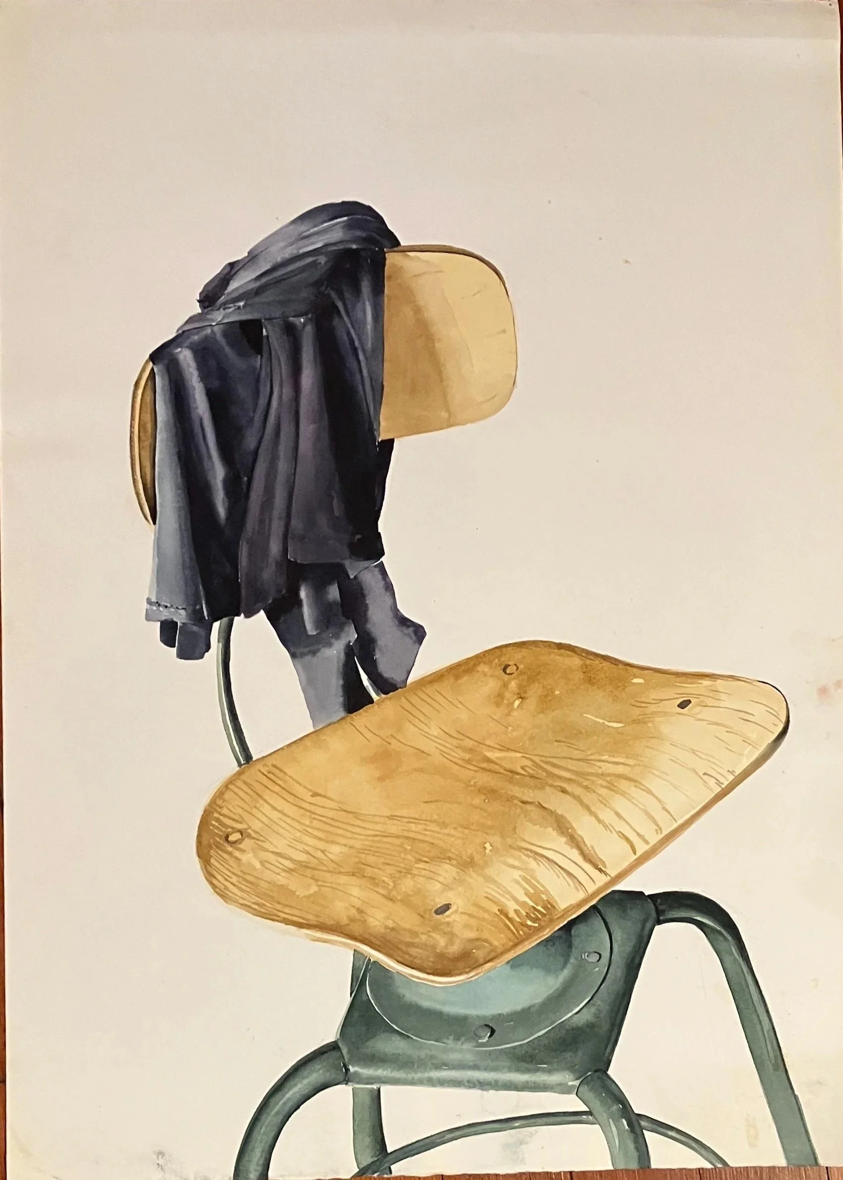 RE-HOMED 5. watercolor, 30 x 22,c. 1985