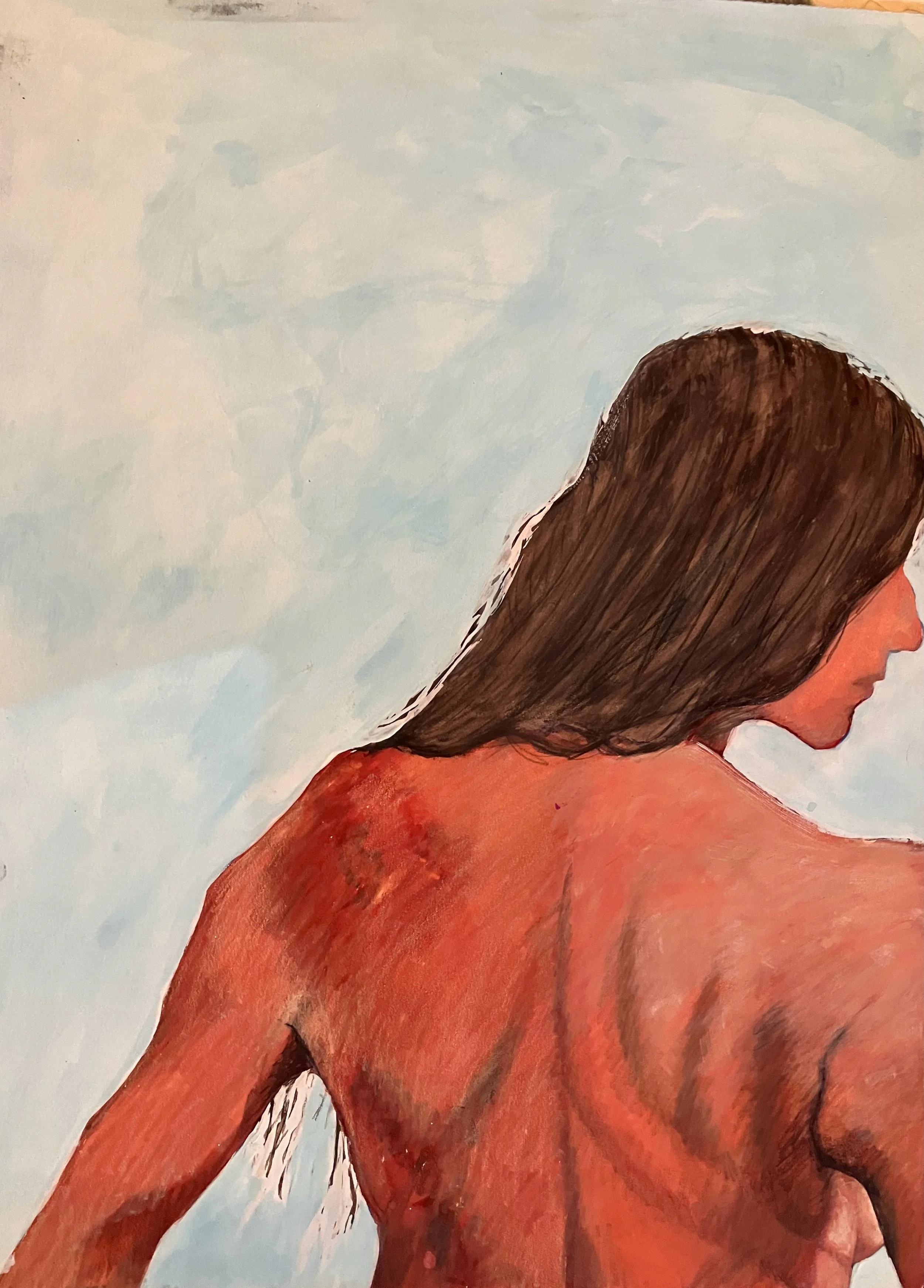 12. gouache on gessoed paper, 31 x 23, 1979