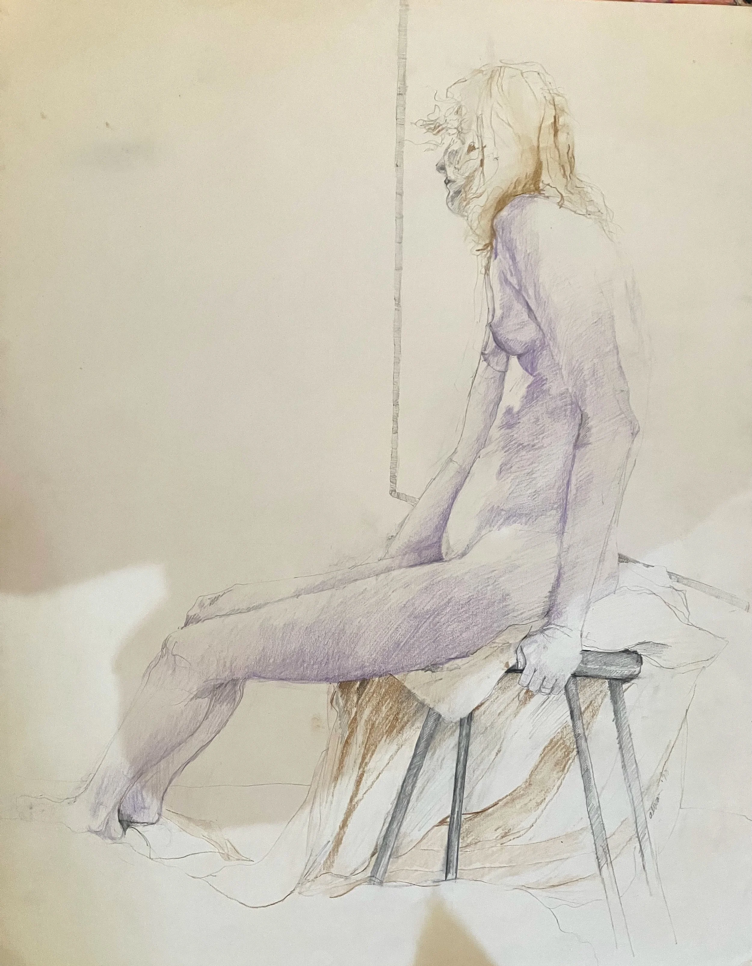 11. crayon on paper, 30 x 22, 1979