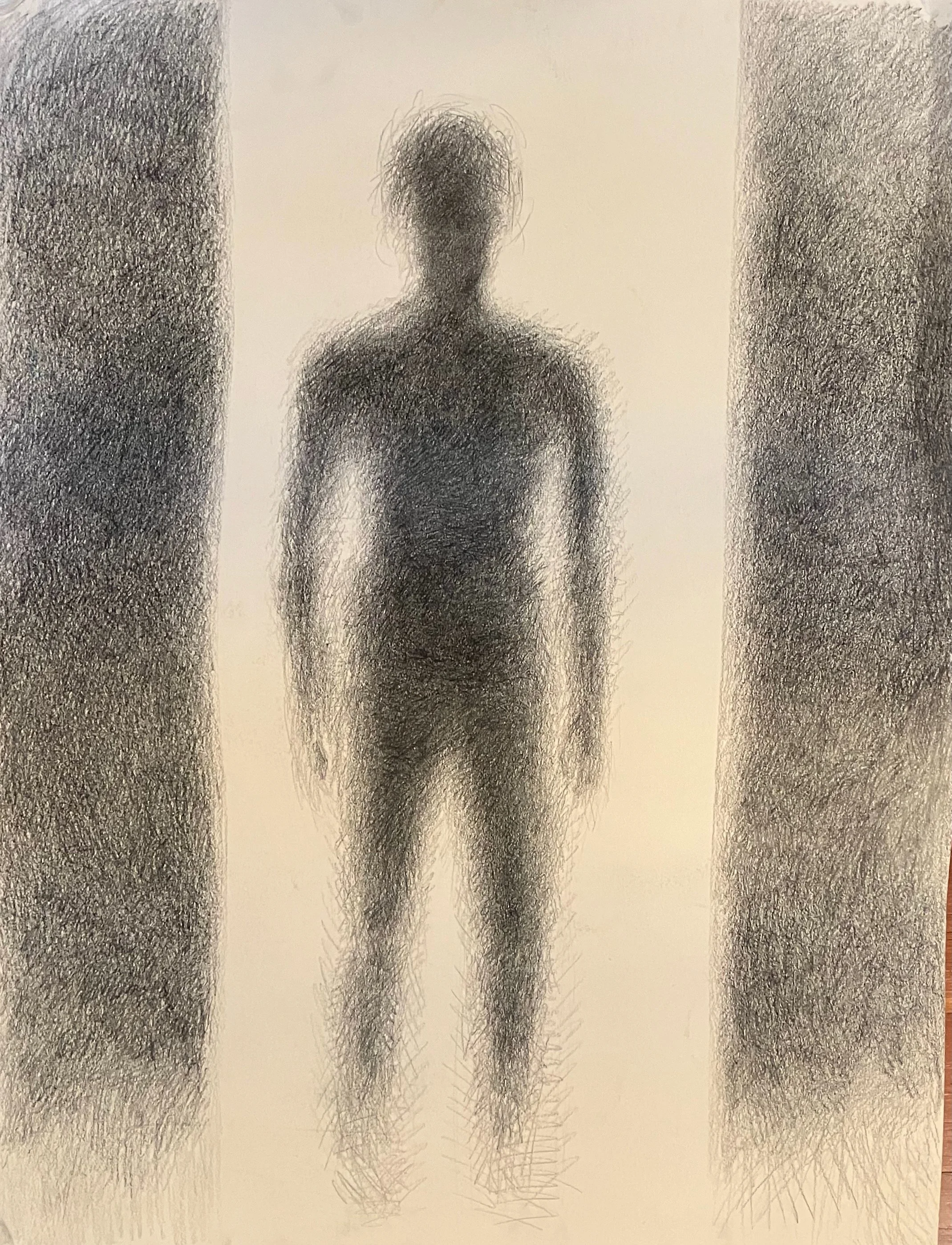 4, litho pencil on paper, 49x38, 1989