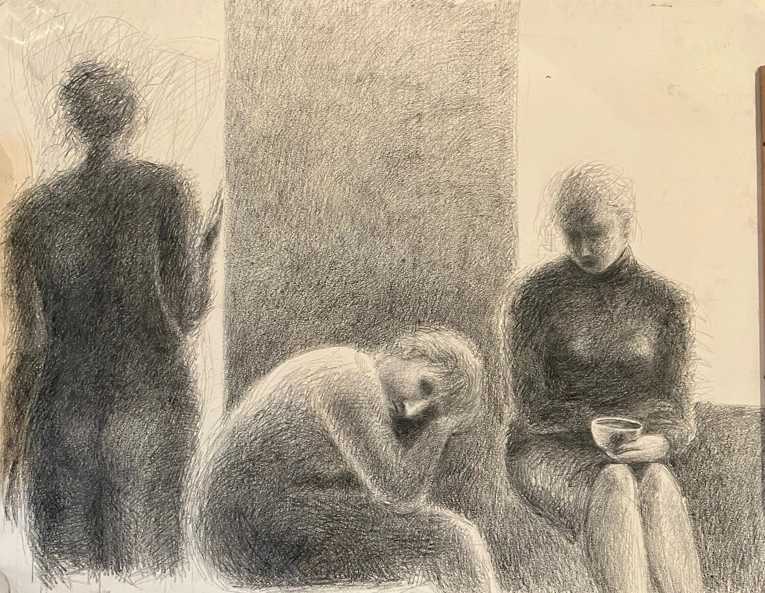 7. litho pencil on paper, 49x38, 1989