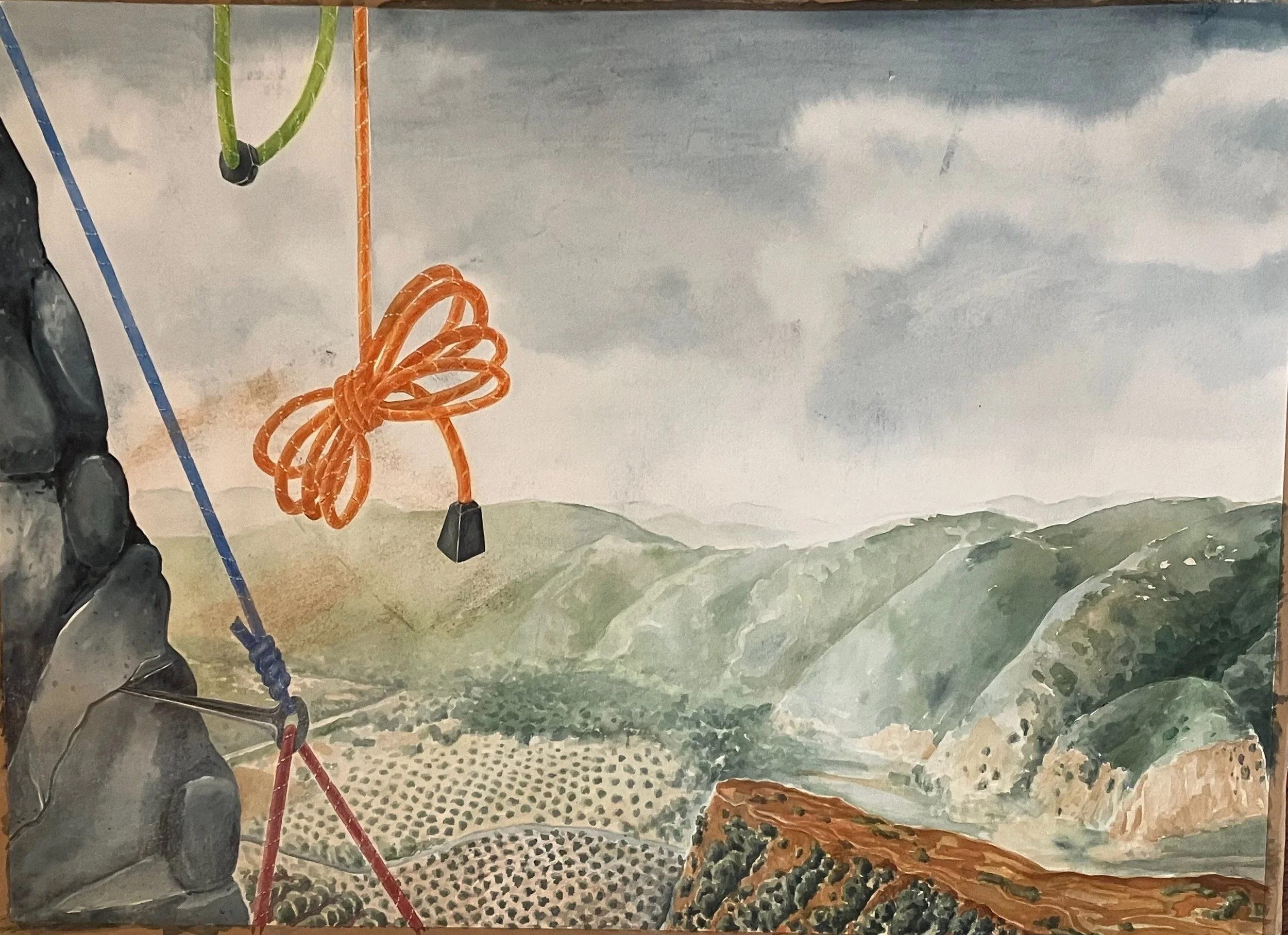 RE-HOMED 1. watercolor, 22x30