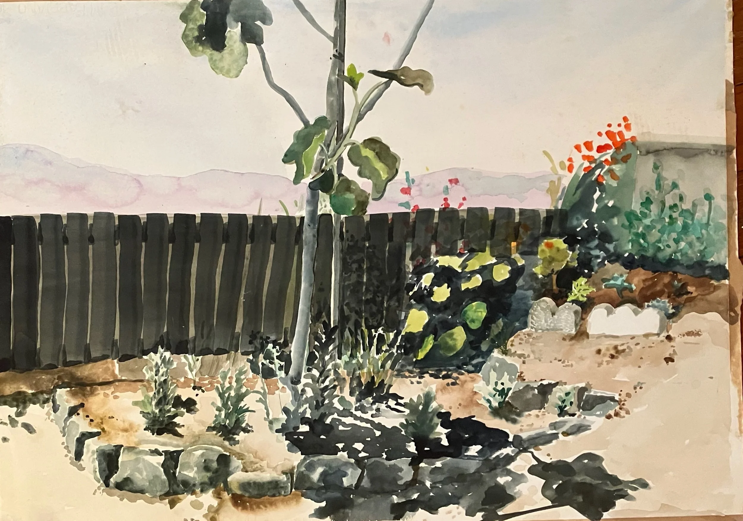 6. watercolor, approx 22x30