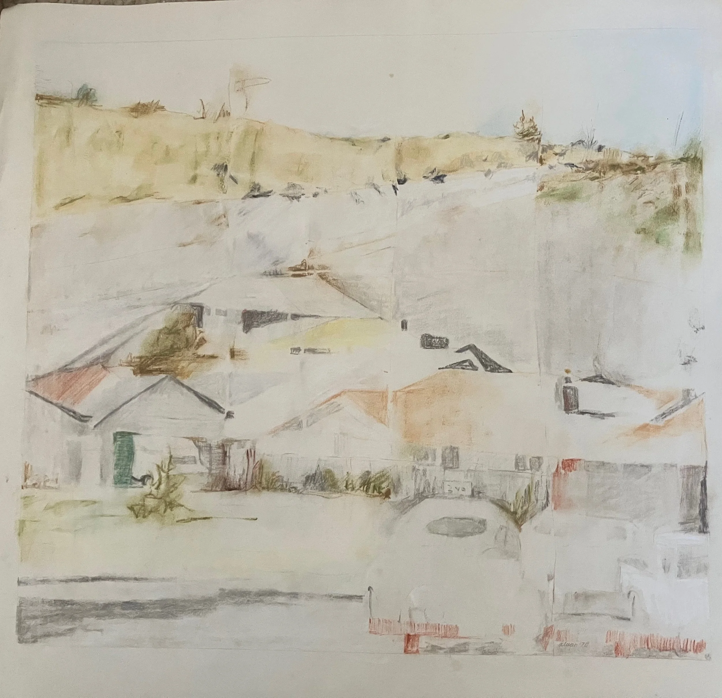 8. pastel on paper, 19.5 x 19.5