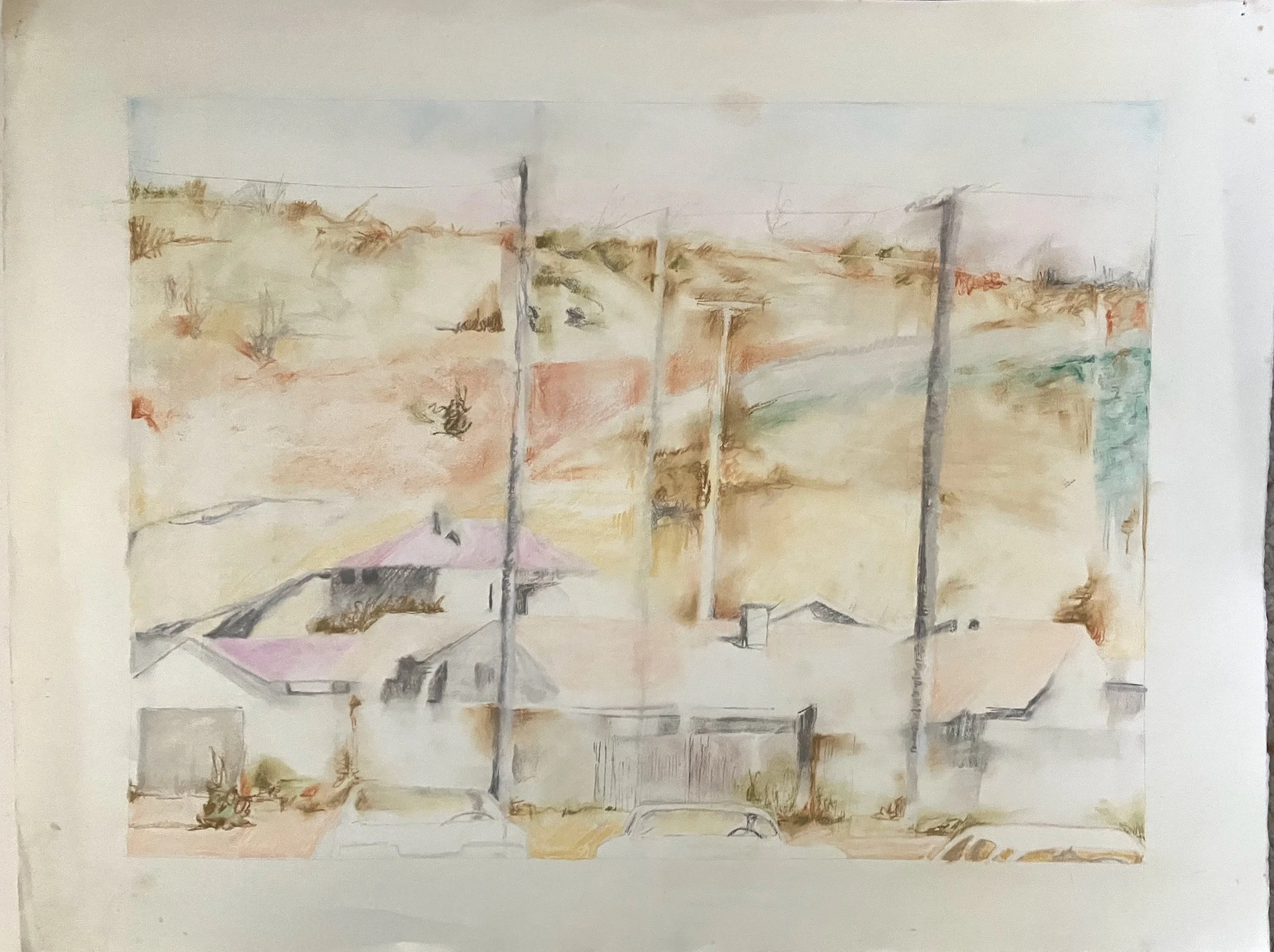 9. pastel on paper, 20 x 26