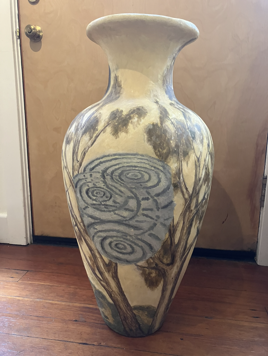 11. oil on plaster, 33x15x15 (view 1 of 2)