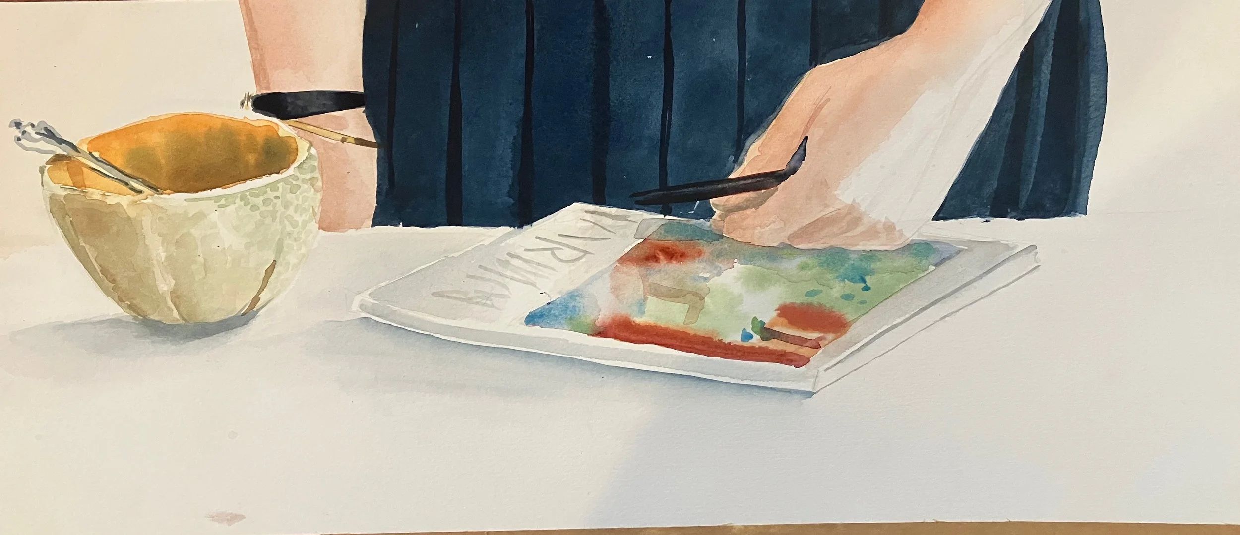 11. watercolor, 12 x 20, c. 1985