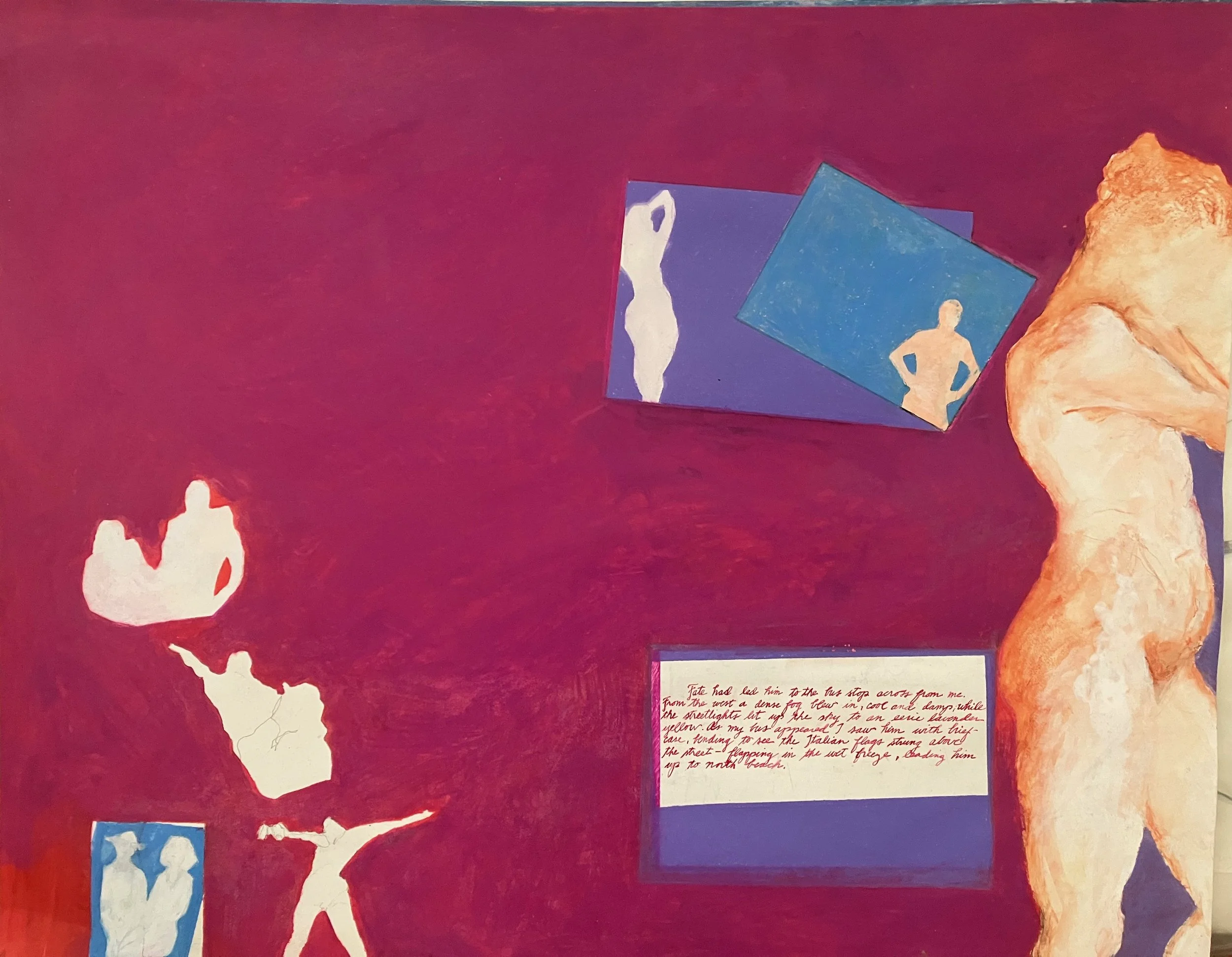 17. caran d'ache and pencil on paper, 22 x 30, 1980