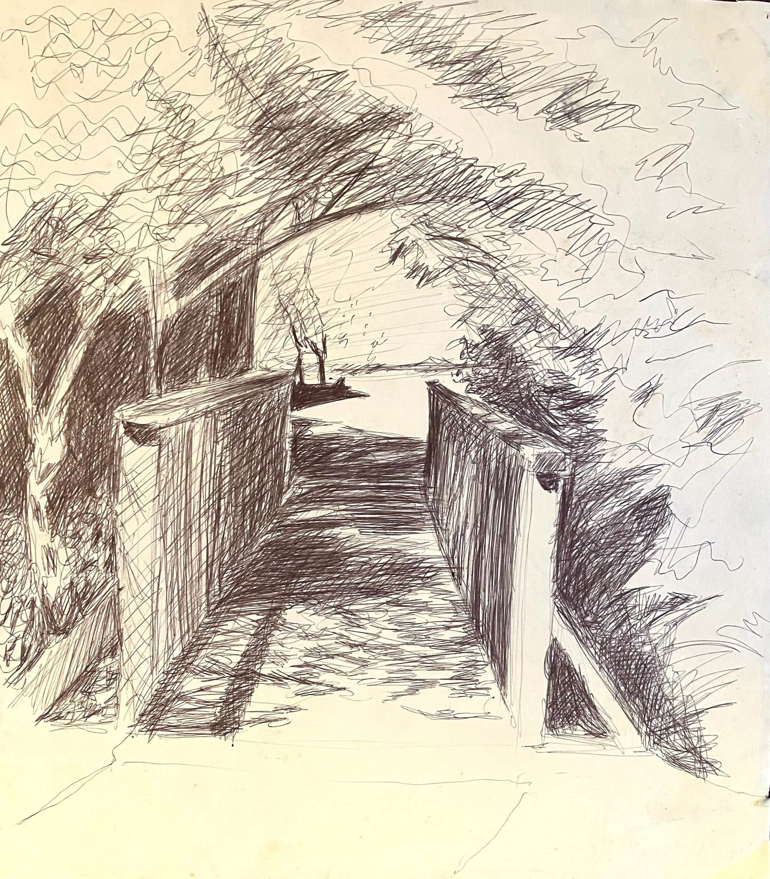 2. pencil on paper, 12 x 10