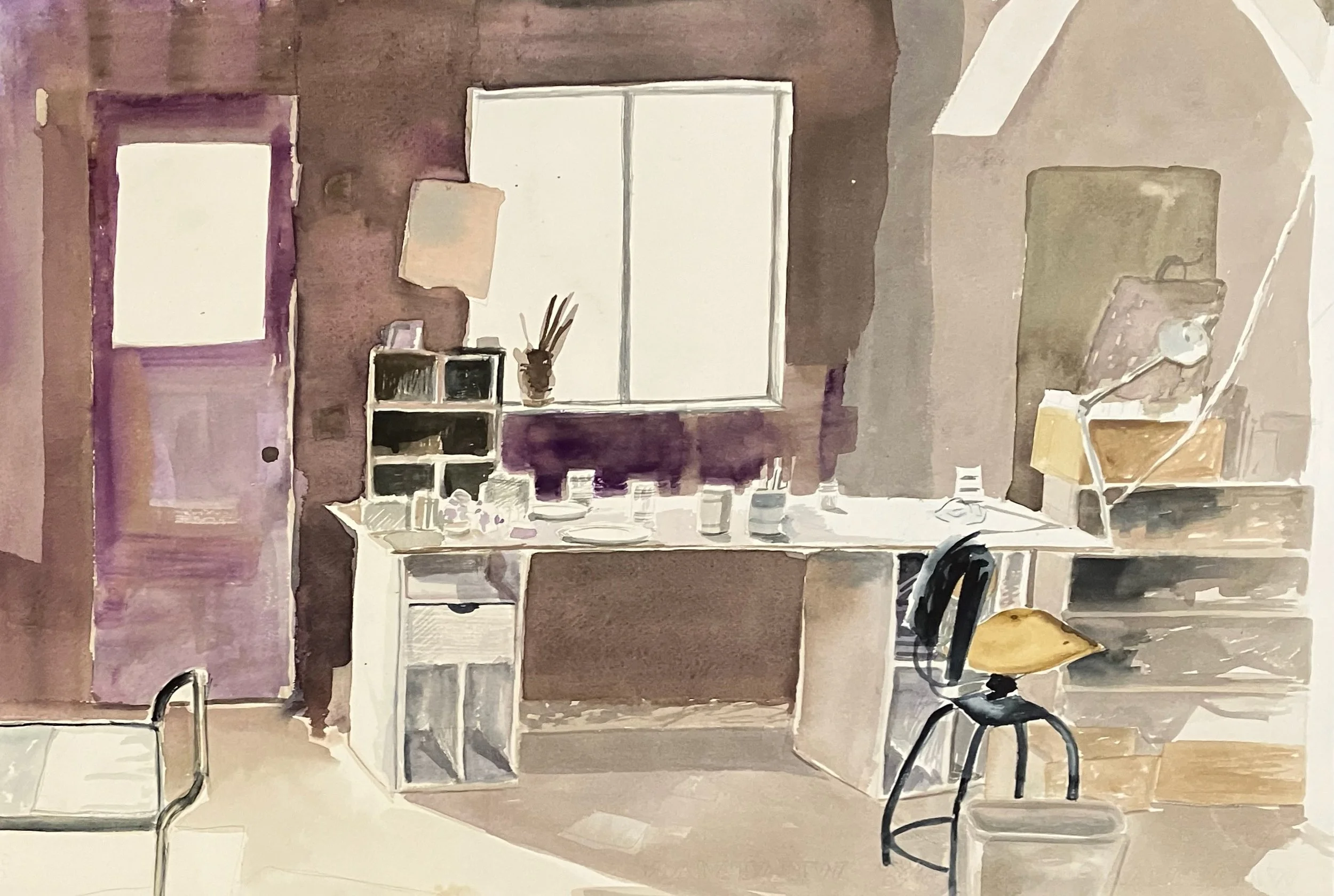 22 x 3016. watercolor on paper, c. 1985
