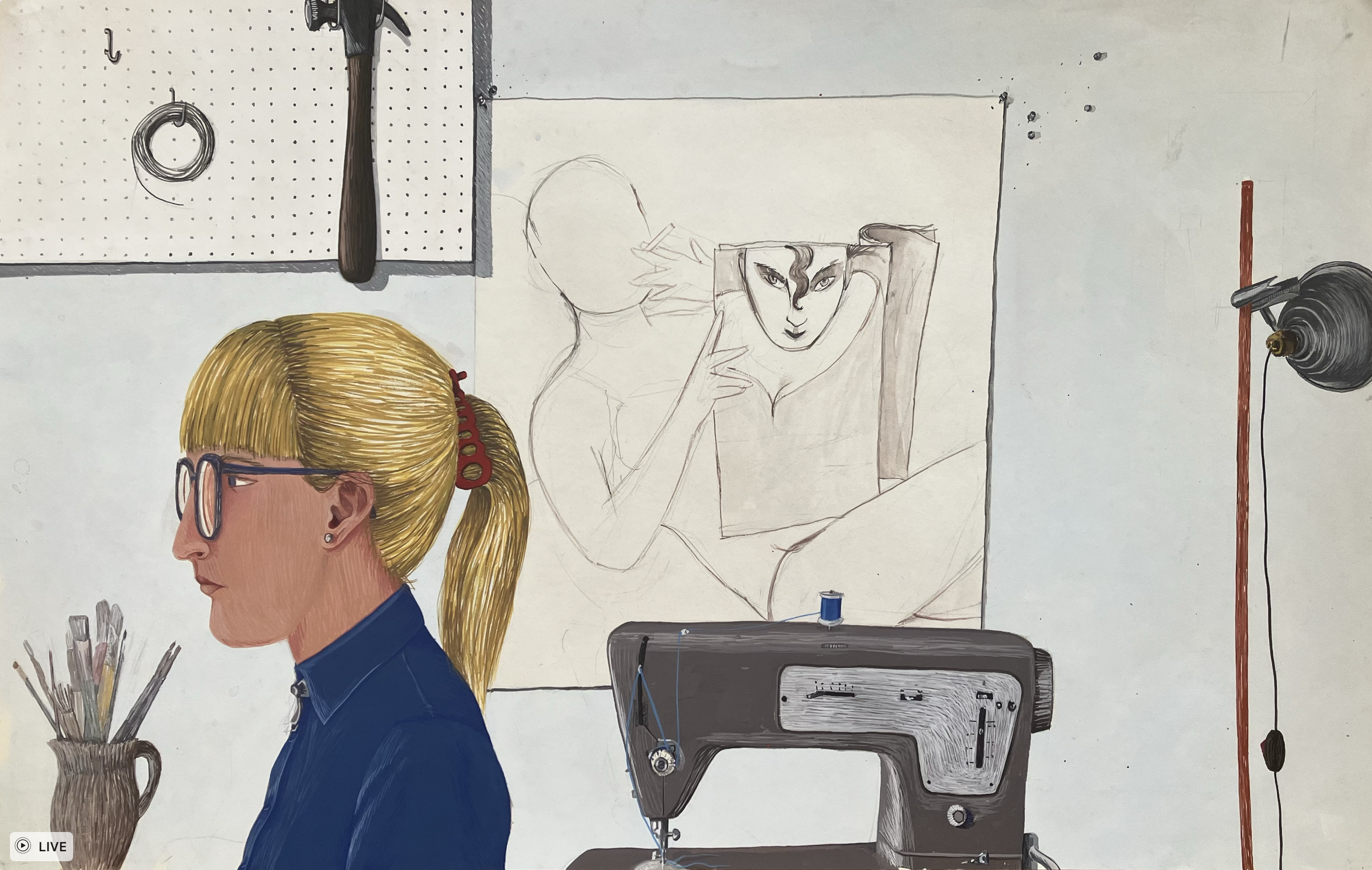 17. gouache on paper, 14.5 x 22.25, c. 1983