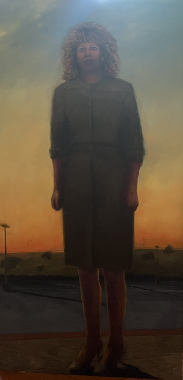 1. oil on canvas, 72 x 36, 1988