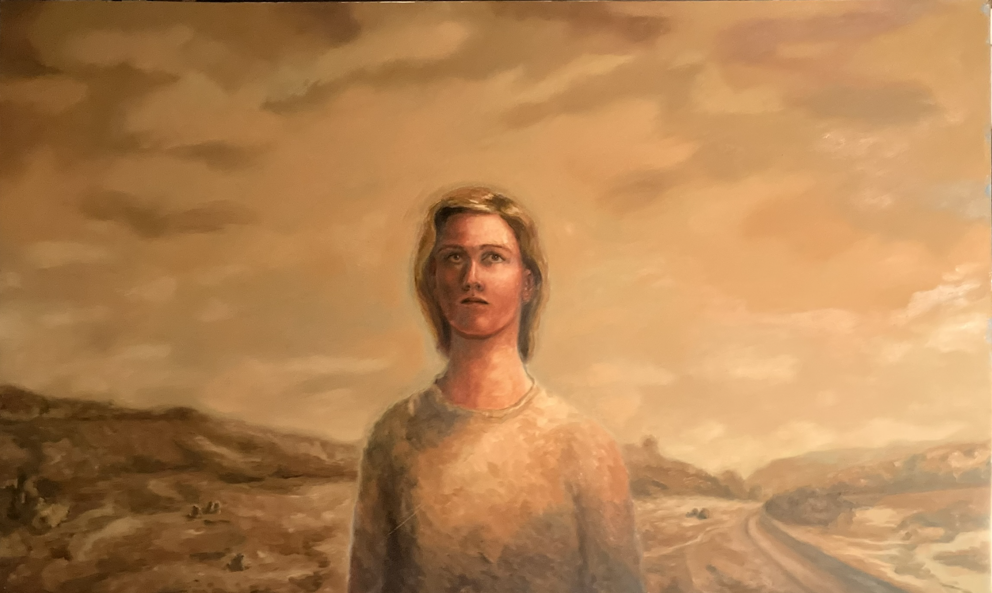 2. oil on panel, 60 x 36, 1995