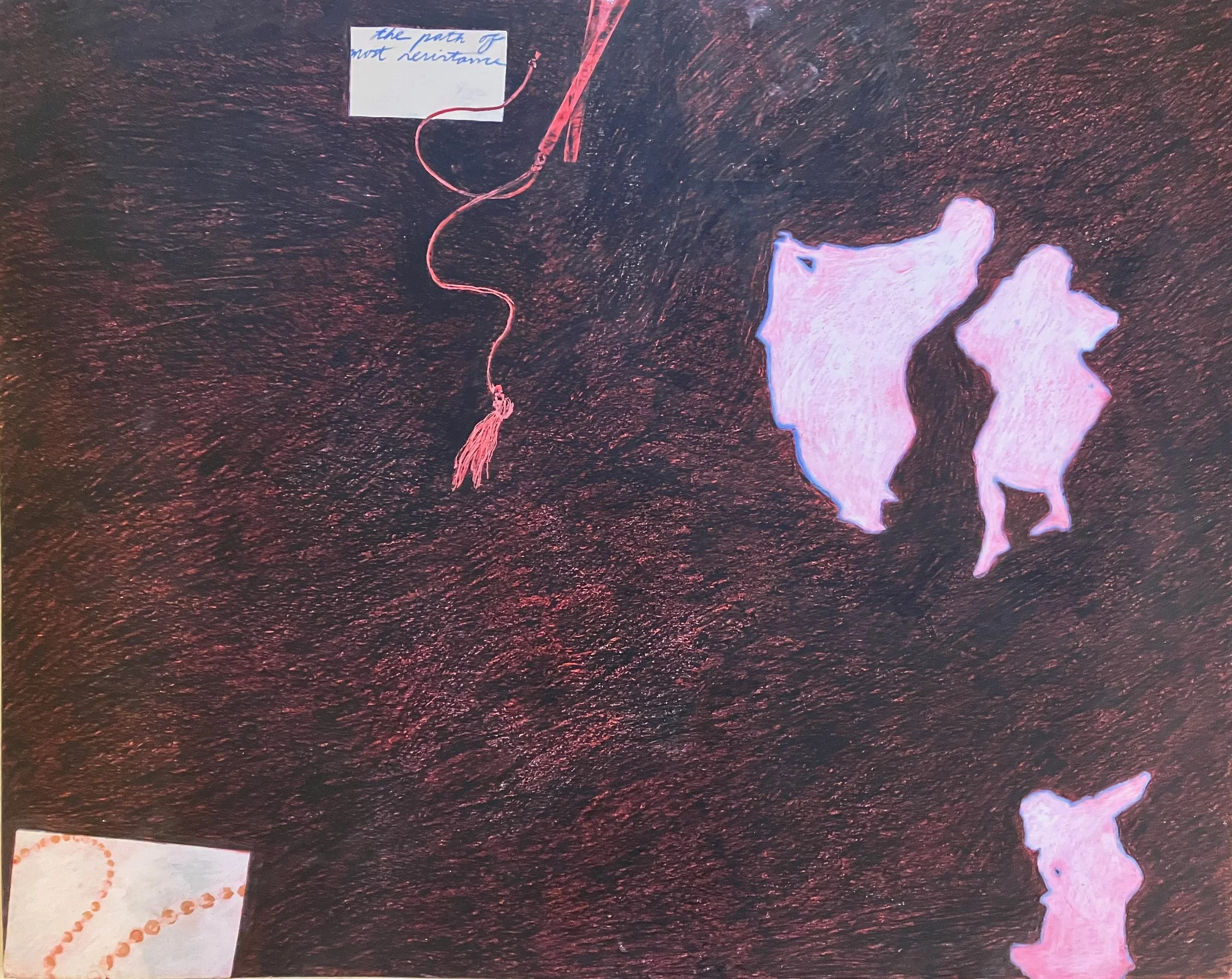 20. caran d'ache and pencil on paper, 22 x 30, 1980