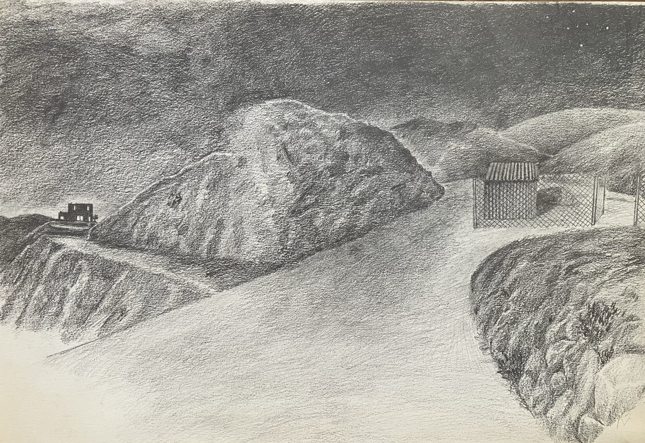 6. pencil on paper, 15 x 22