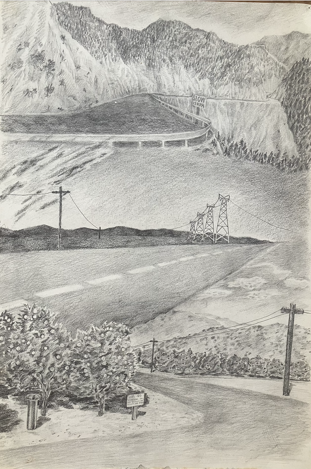 8. pencil on paper, 22 x 15