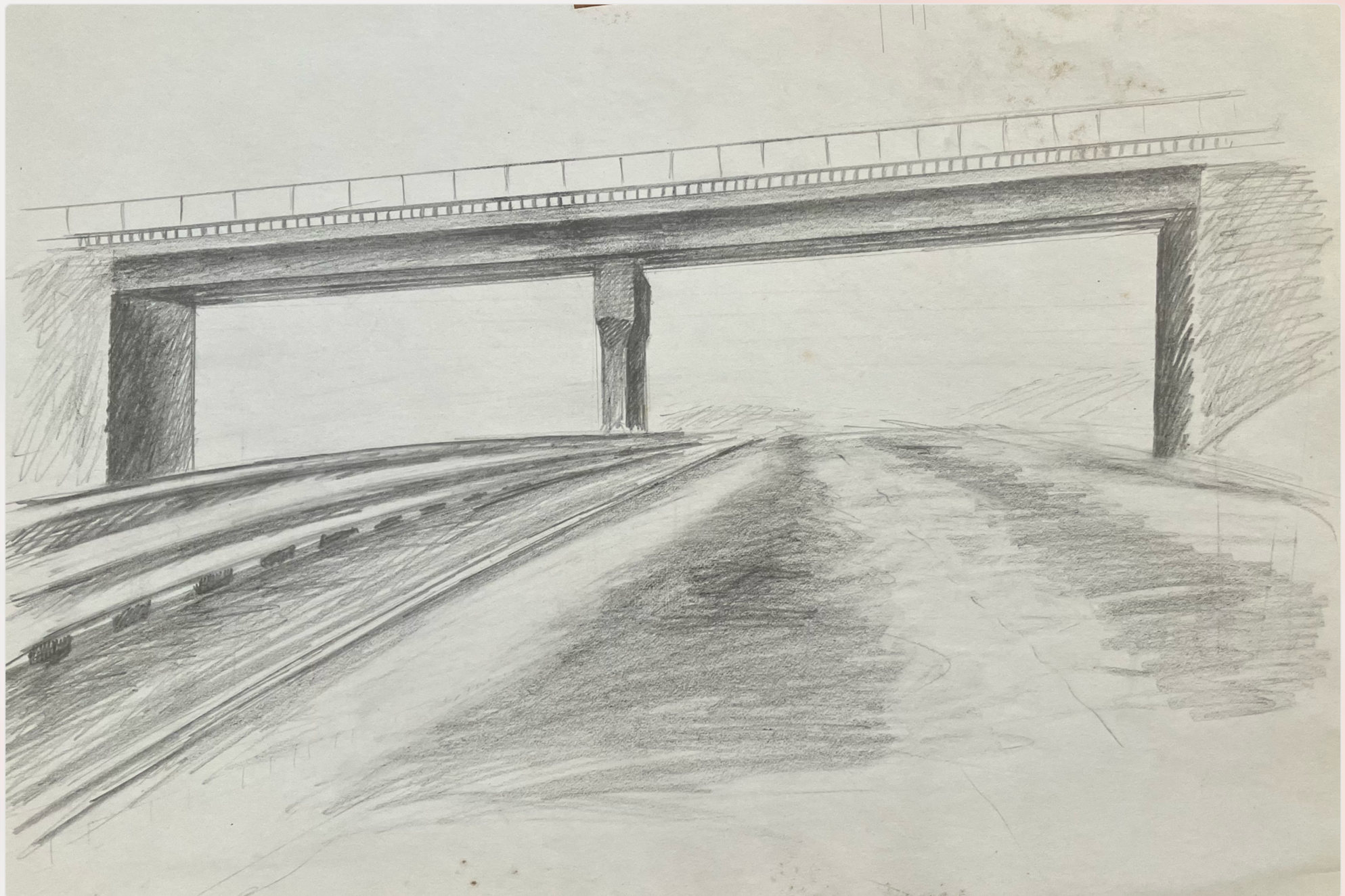 11. pencil on paper, 9.5 x 14