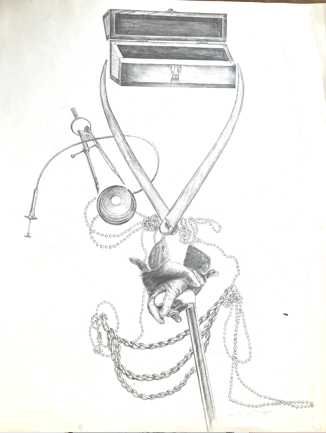 RE-HOMED 14. pencil on paper, 29 x 23
