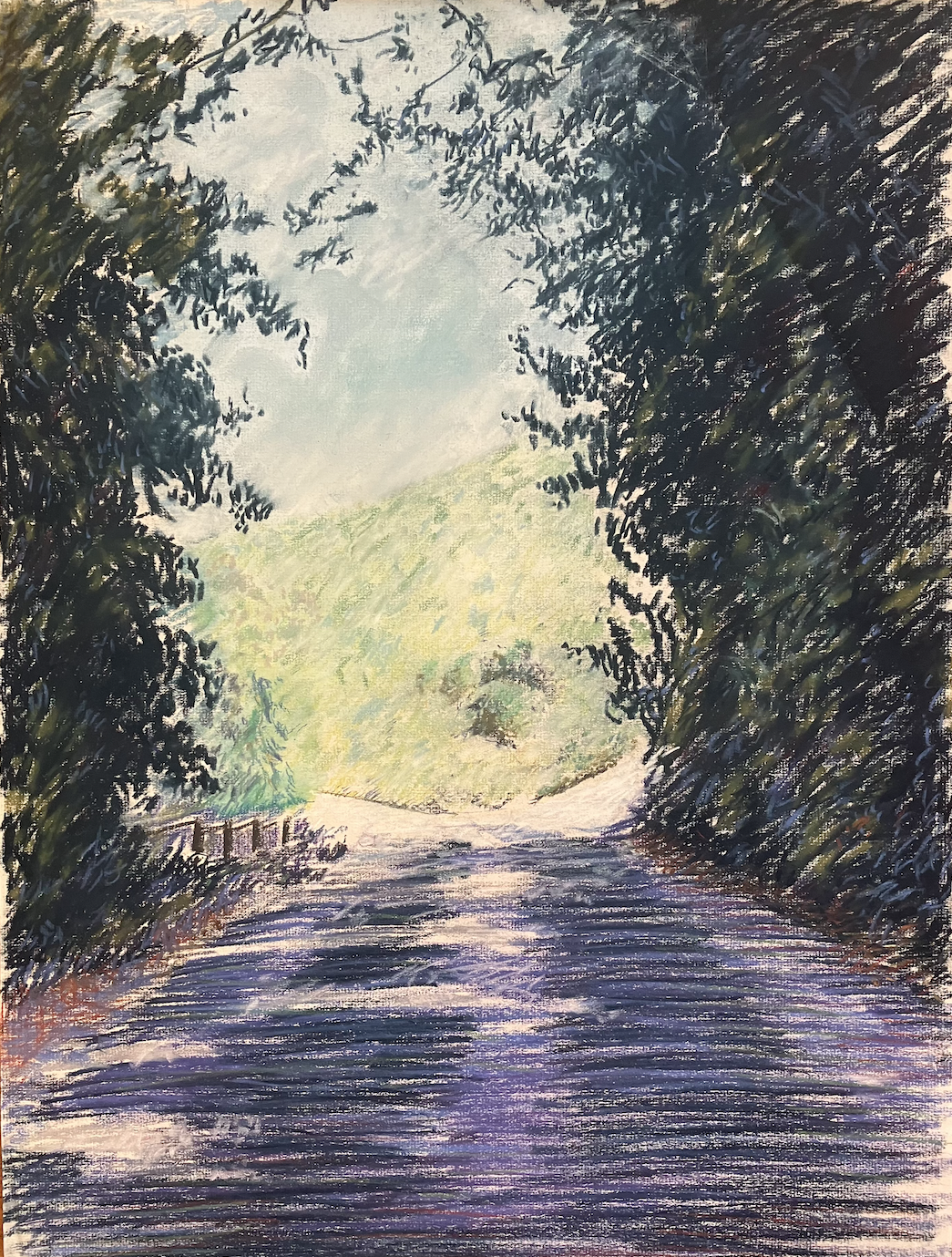 3. pastel on paper, 25 x 19
