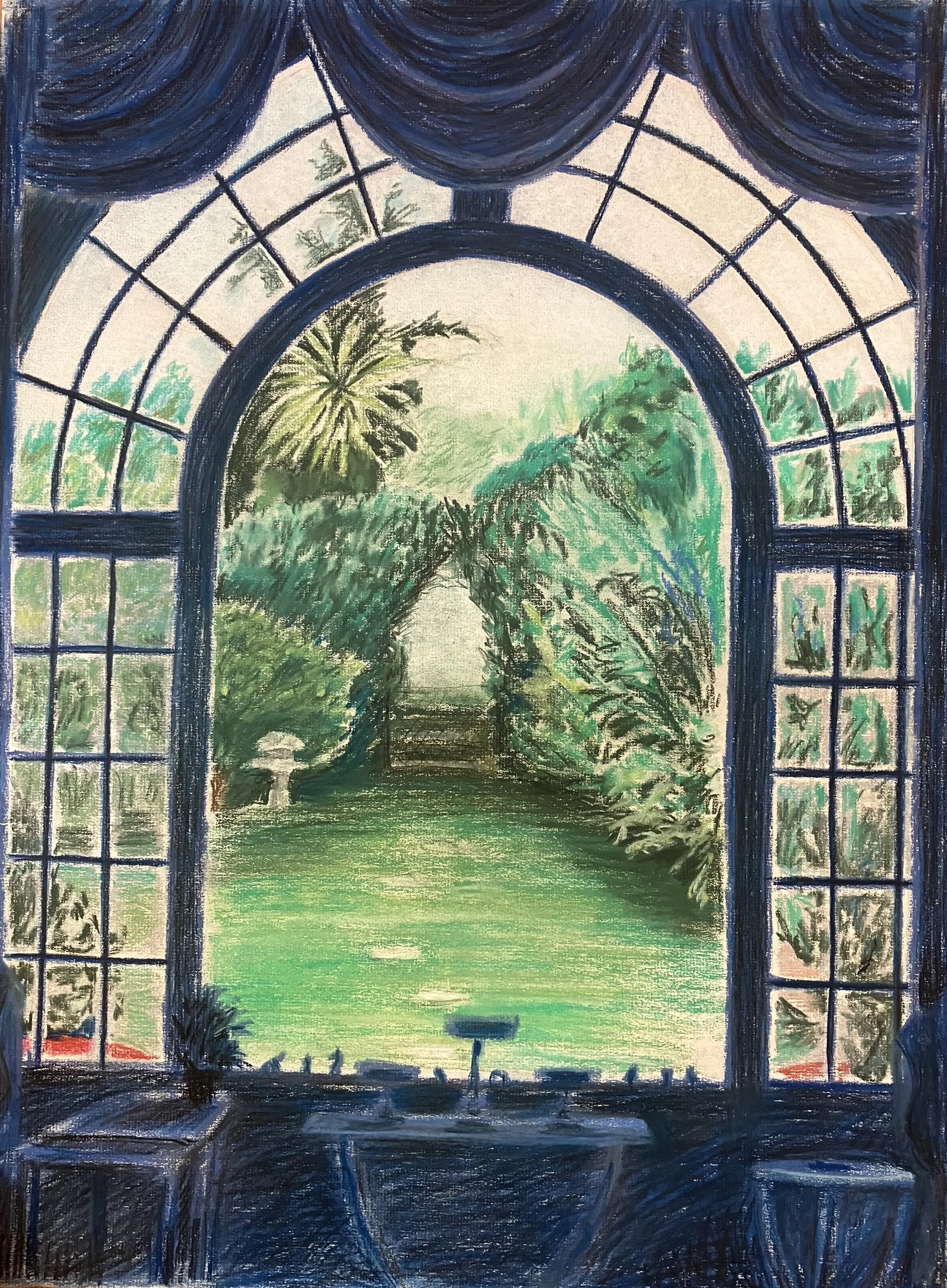 COLLECTION L.A. 6. pastel on paper, 25 x 19