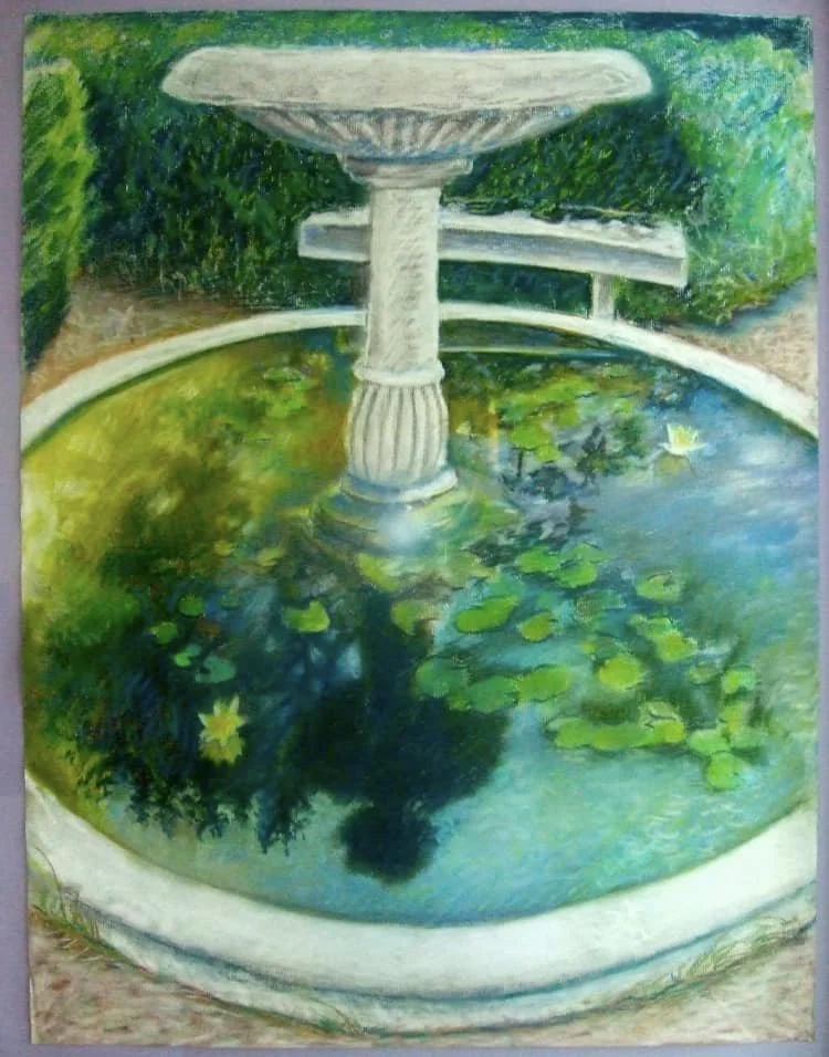 COLLECTION L.A. 7. pastel on paper, 25 x 19