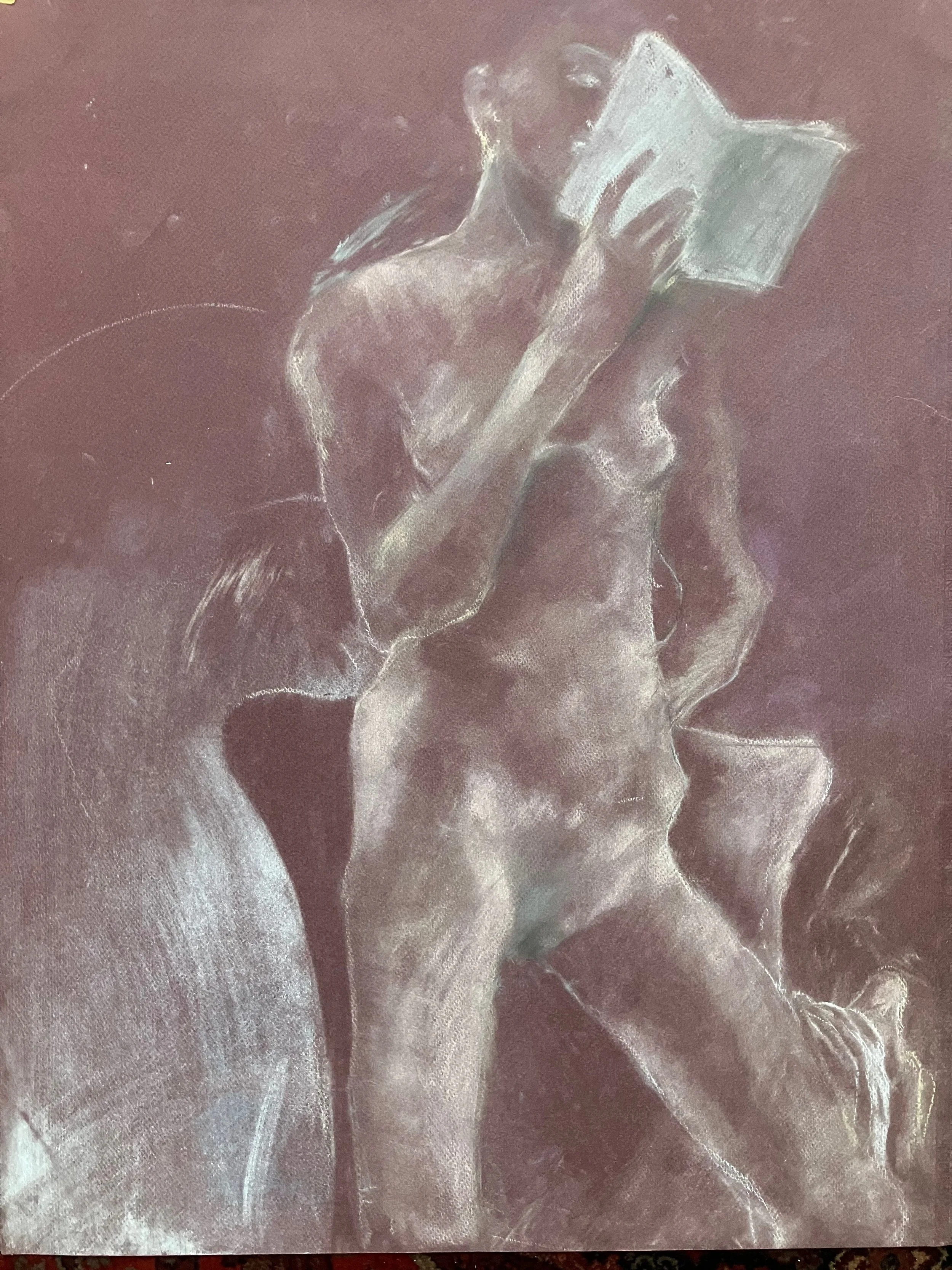 23. pastel on paper, 23.5 x 20