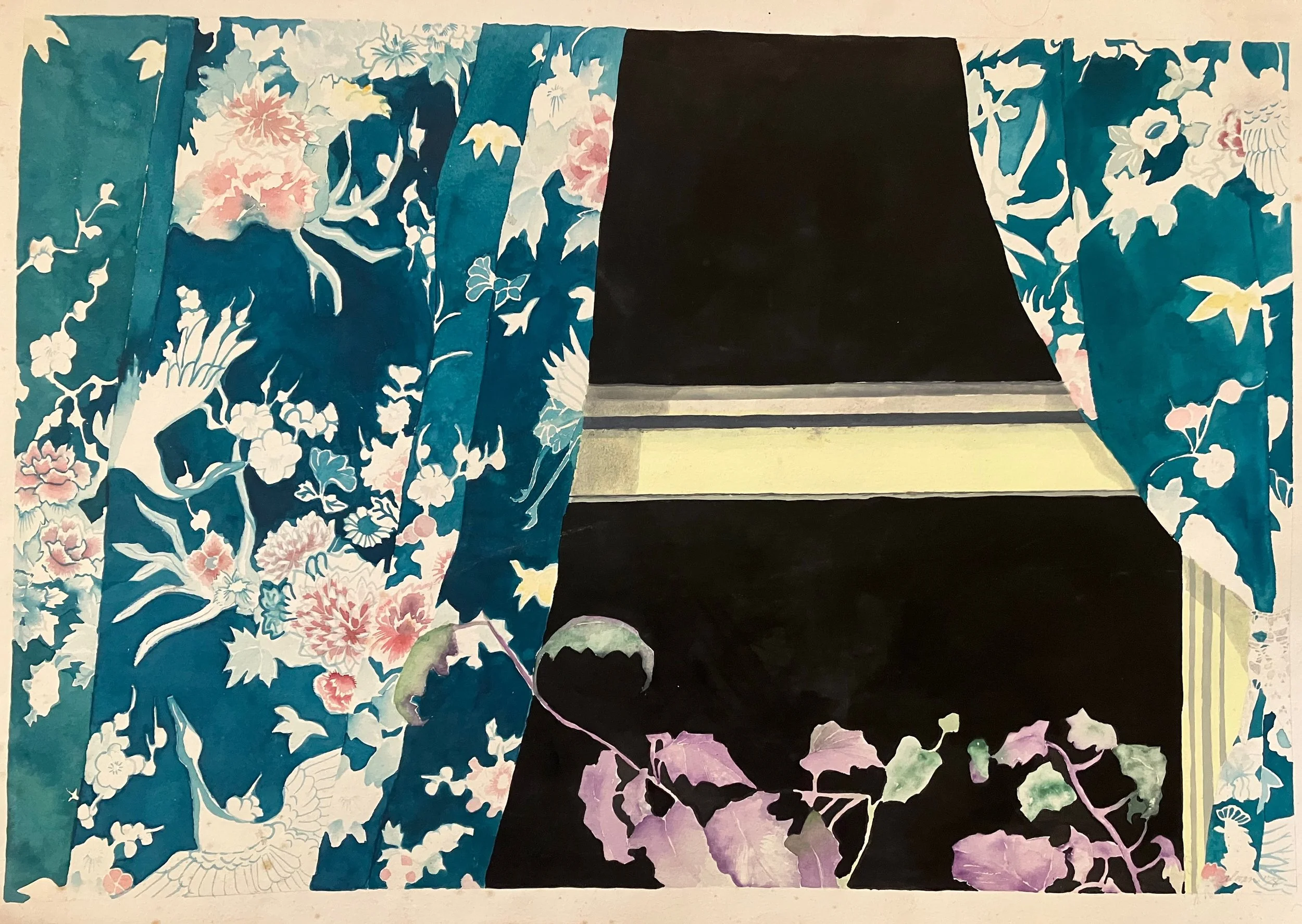 16. watercolor on paper, 22 x 30