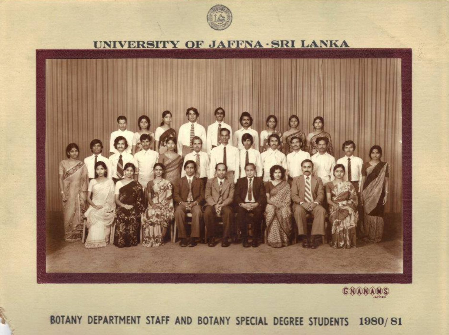 Veera Rajaratnam (first row and seated first on the left)