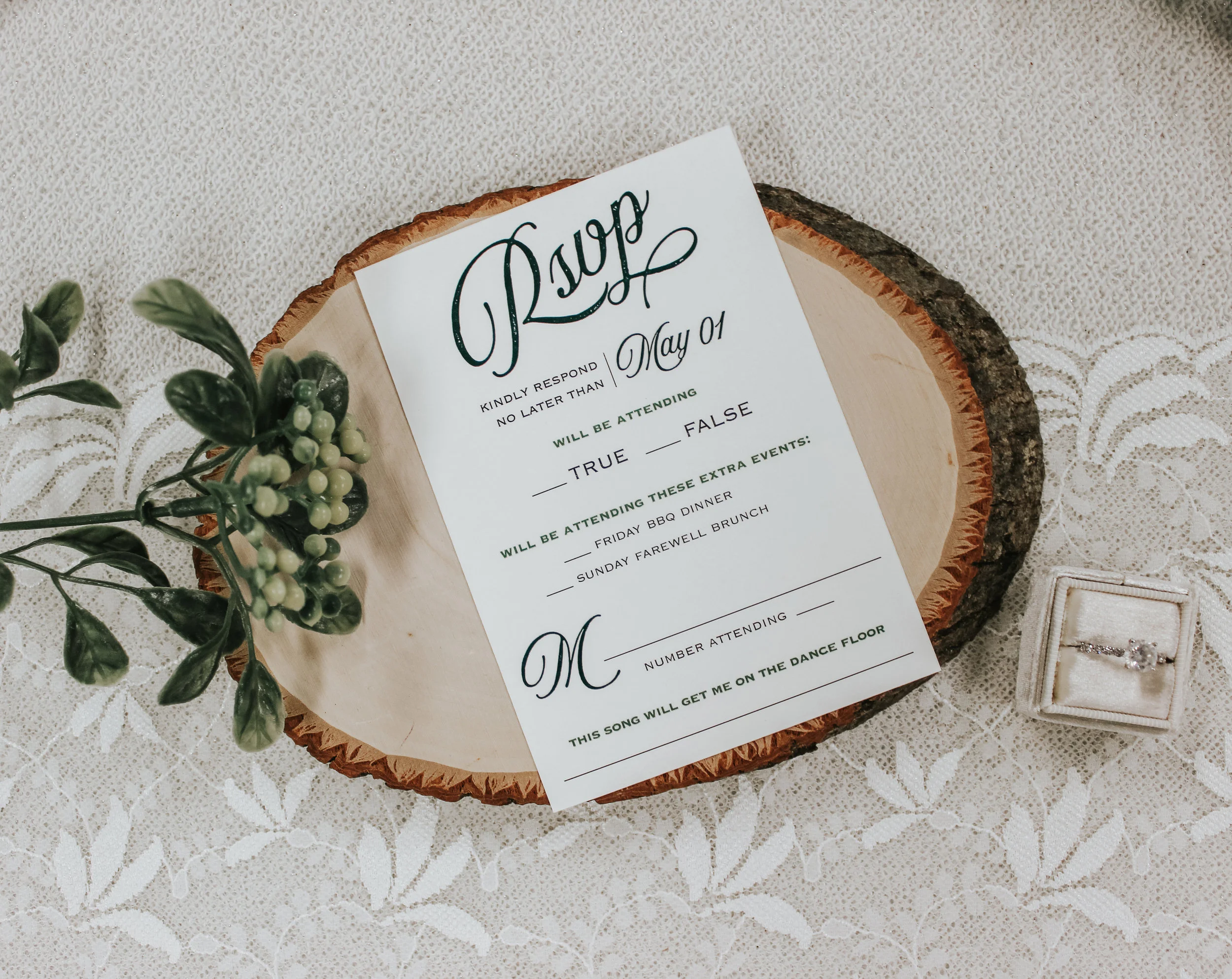 Guests Say Yes RSVP Card Inspiration — Art Paper Scissors