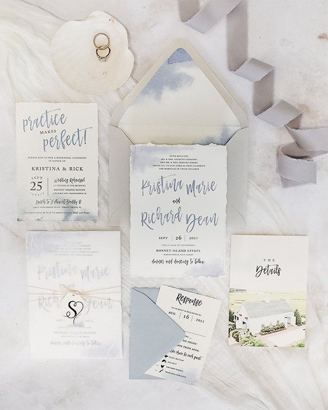 Daring Deckled Edge Wedding Invitations — Art Paper Scissors