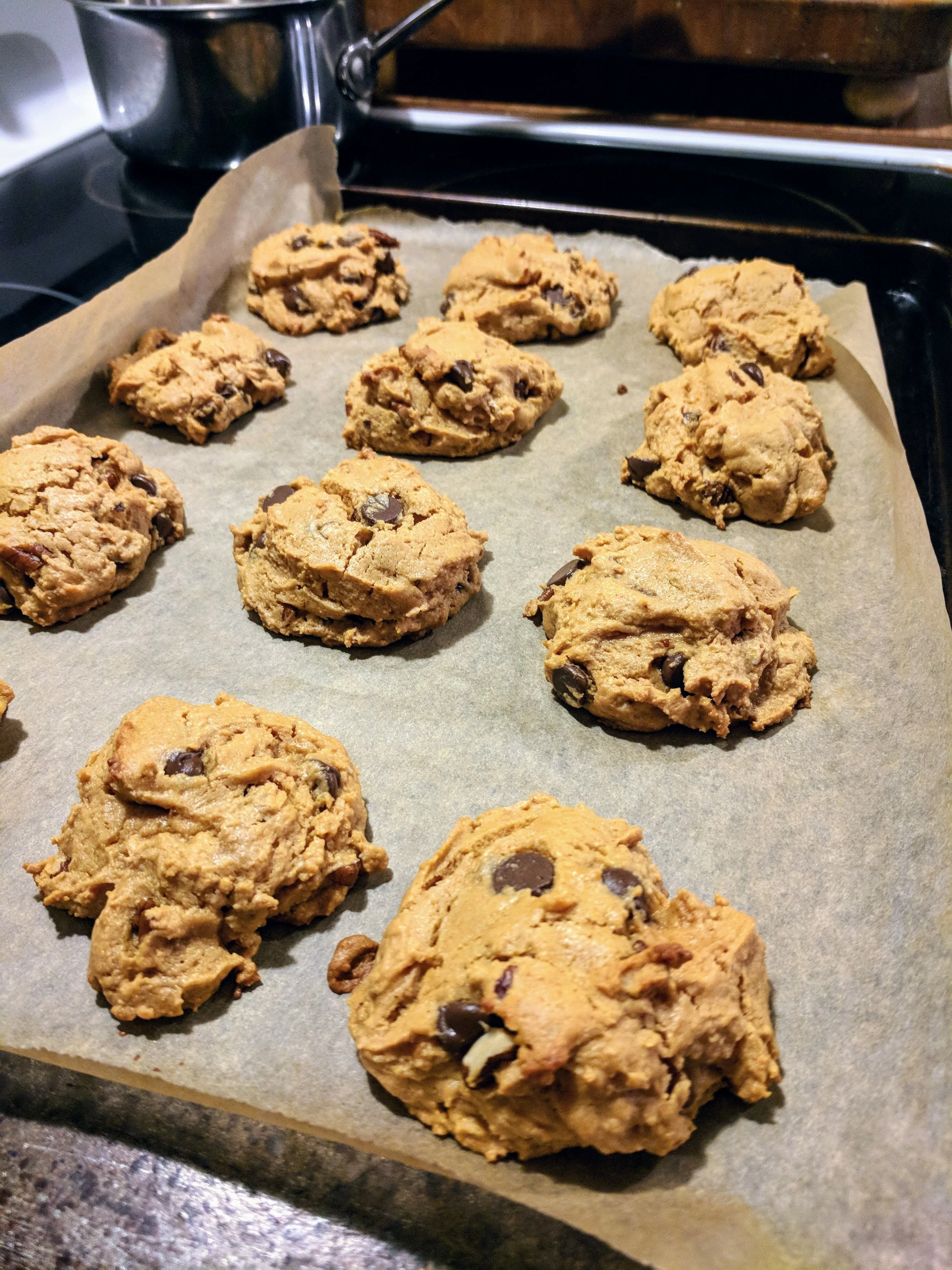Grain-free Peanut Butter Chocolate Chip Cookies