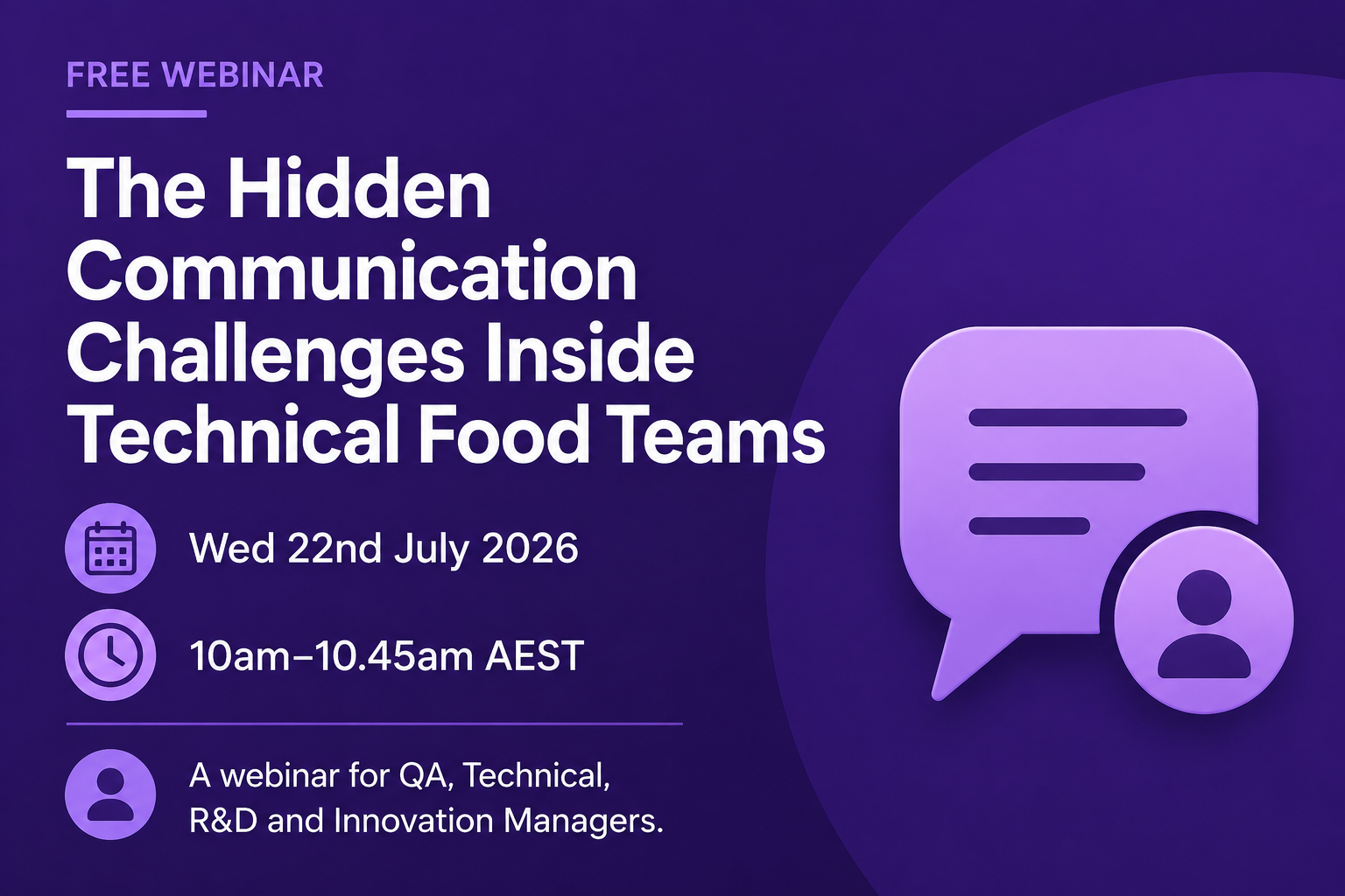 The Hidden Communication Challenges Inside Technical Food Teams