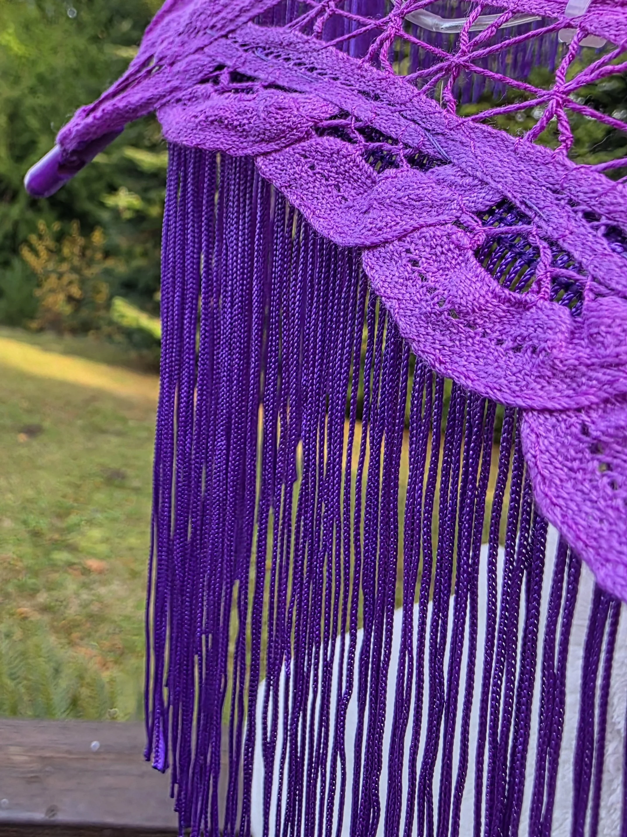 parasol with fringe