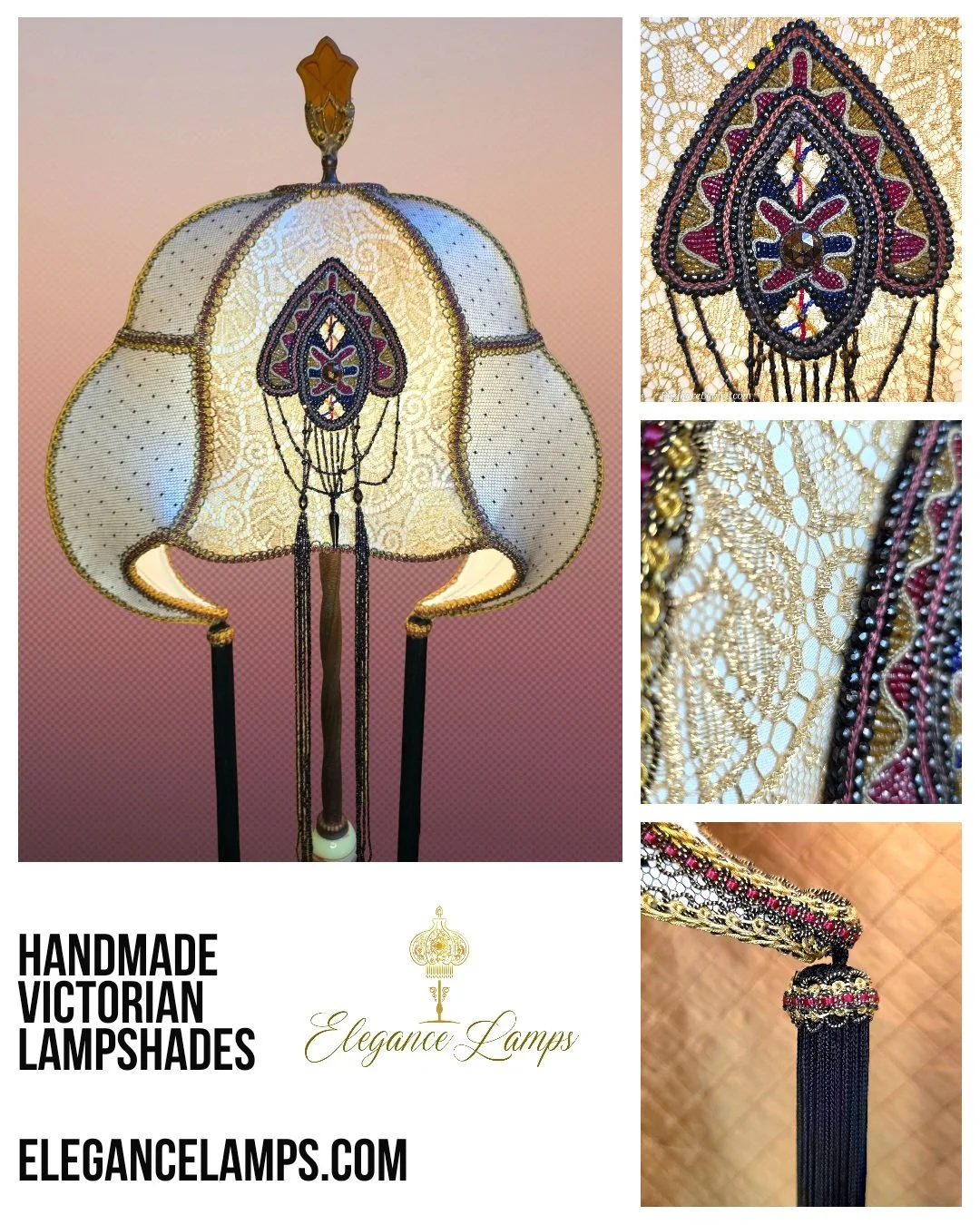 Victorian Lampshades by Elegance Lamps