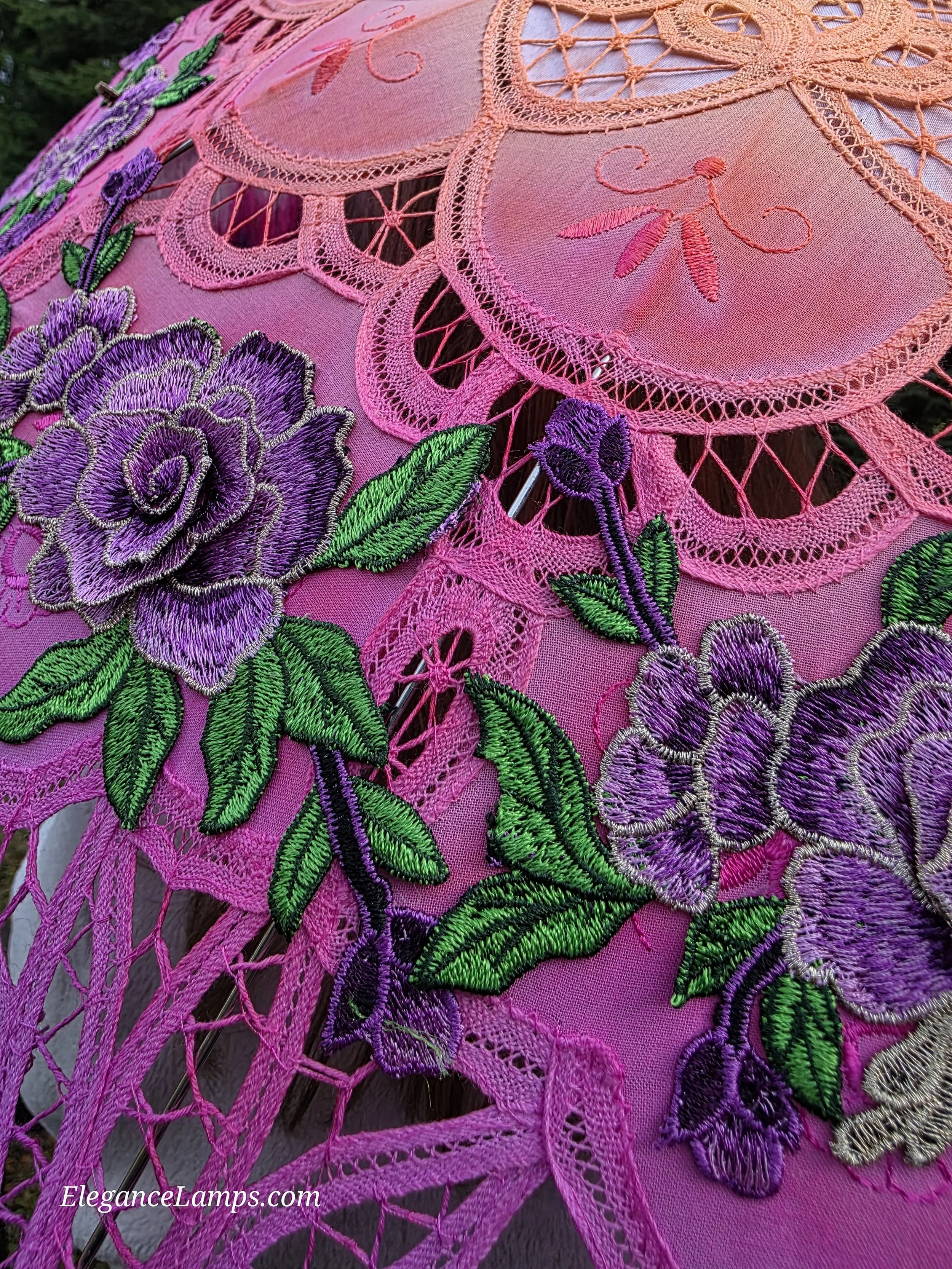 floral parasol elegance lamps